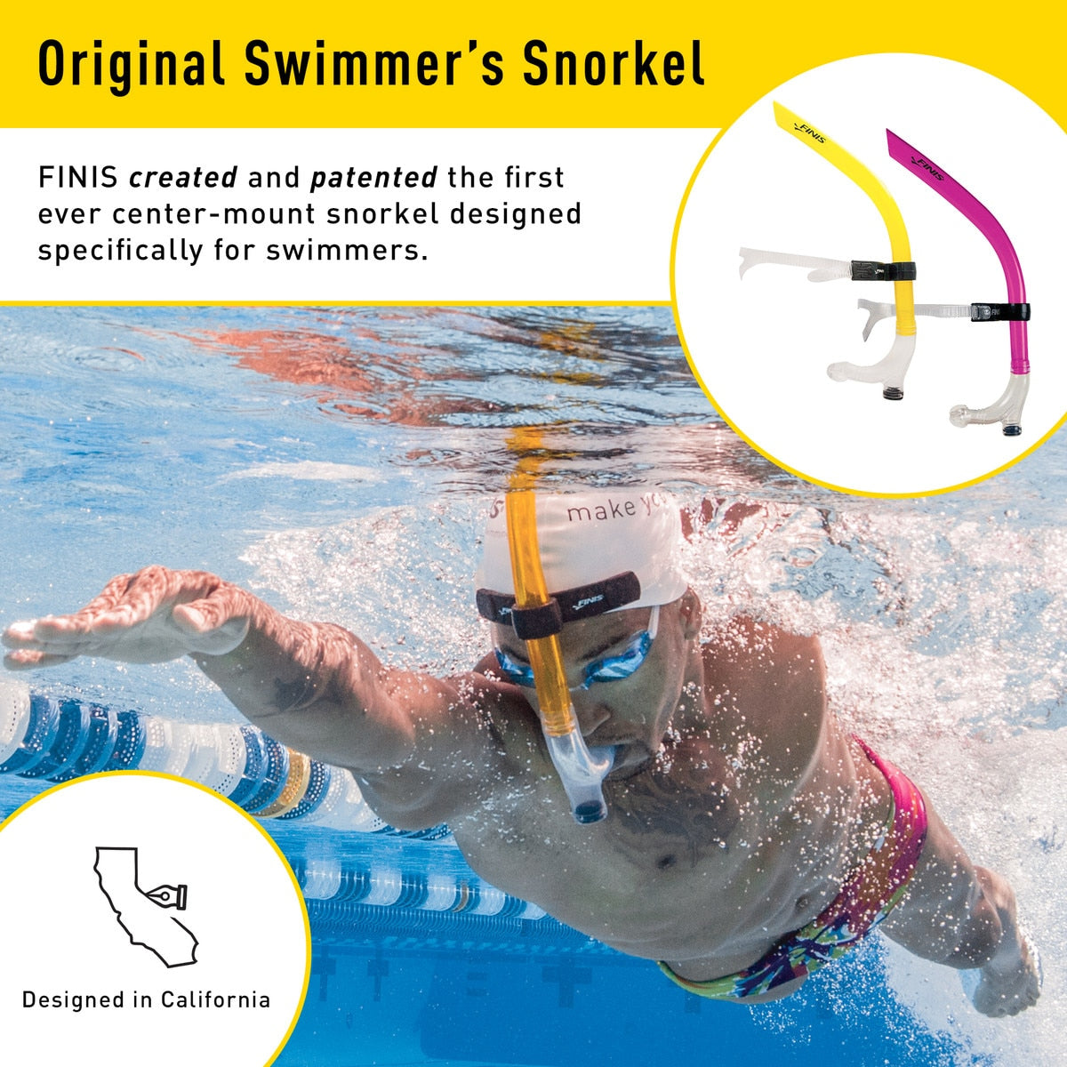Finis Snorkel Original Swimmers Snorkel