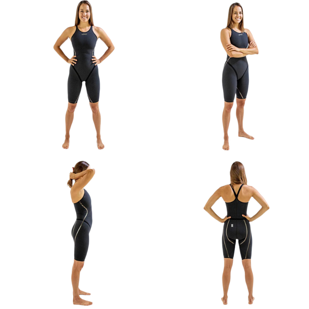 Finis Tech Suits Kneeskin Rival 2.0 Closedback Black