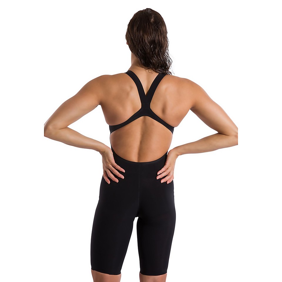 Speedo Tech Suits Kneeskin Pure Valor Open Back Black