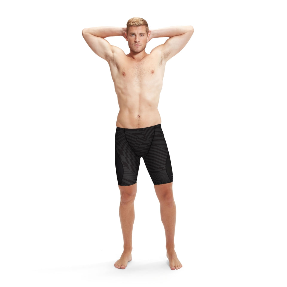 Speedo Training Jammer Printed Black
