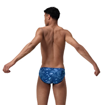 Speedo Training Brief Booms and Bolts Blue