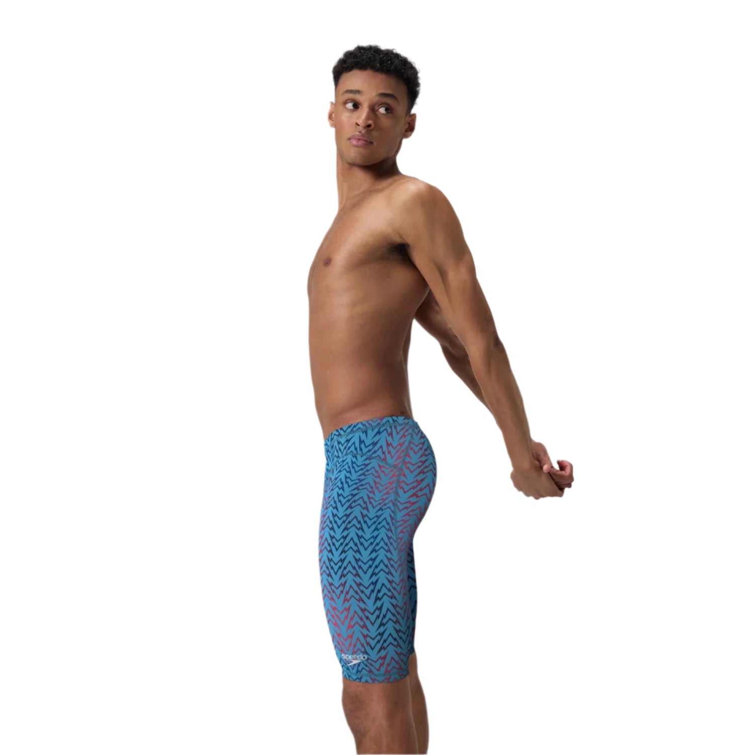 Speedo Tech Suits Jammer Vanquisher Printed Blue