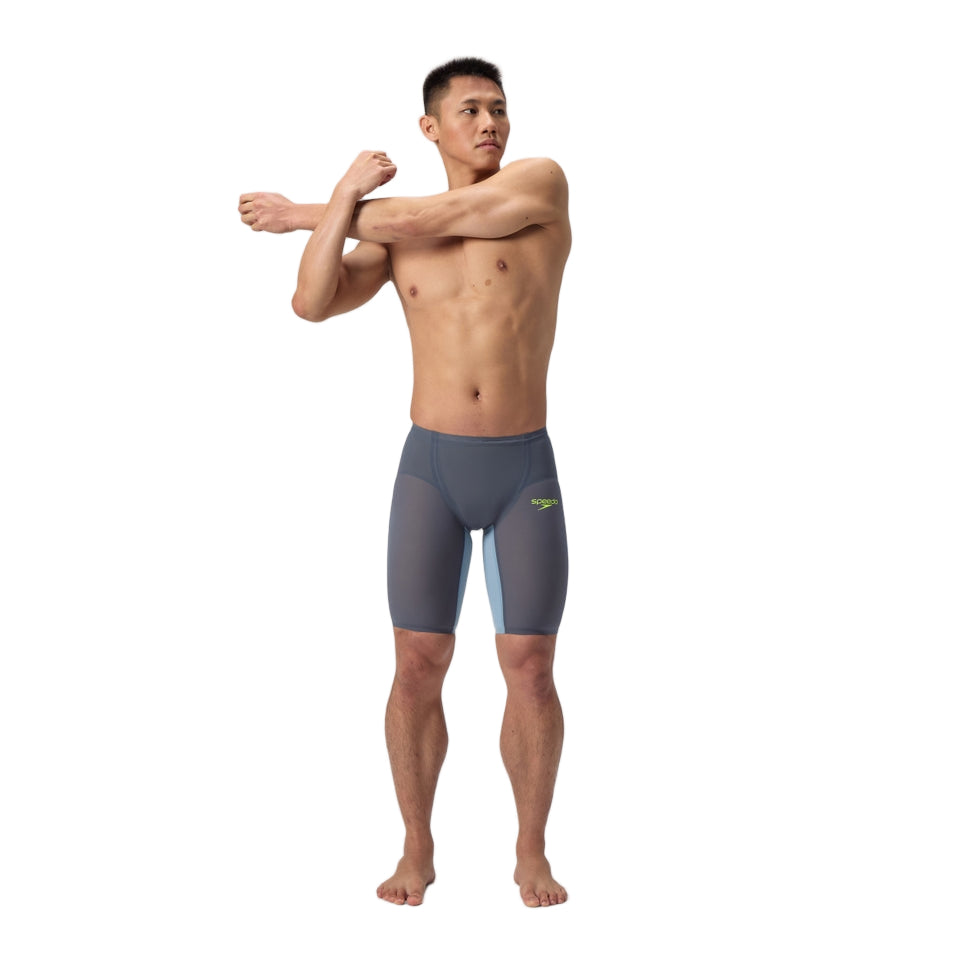 Speedo Tech Suits Jammer Valor 2.0 High Waisted Gray/Blue