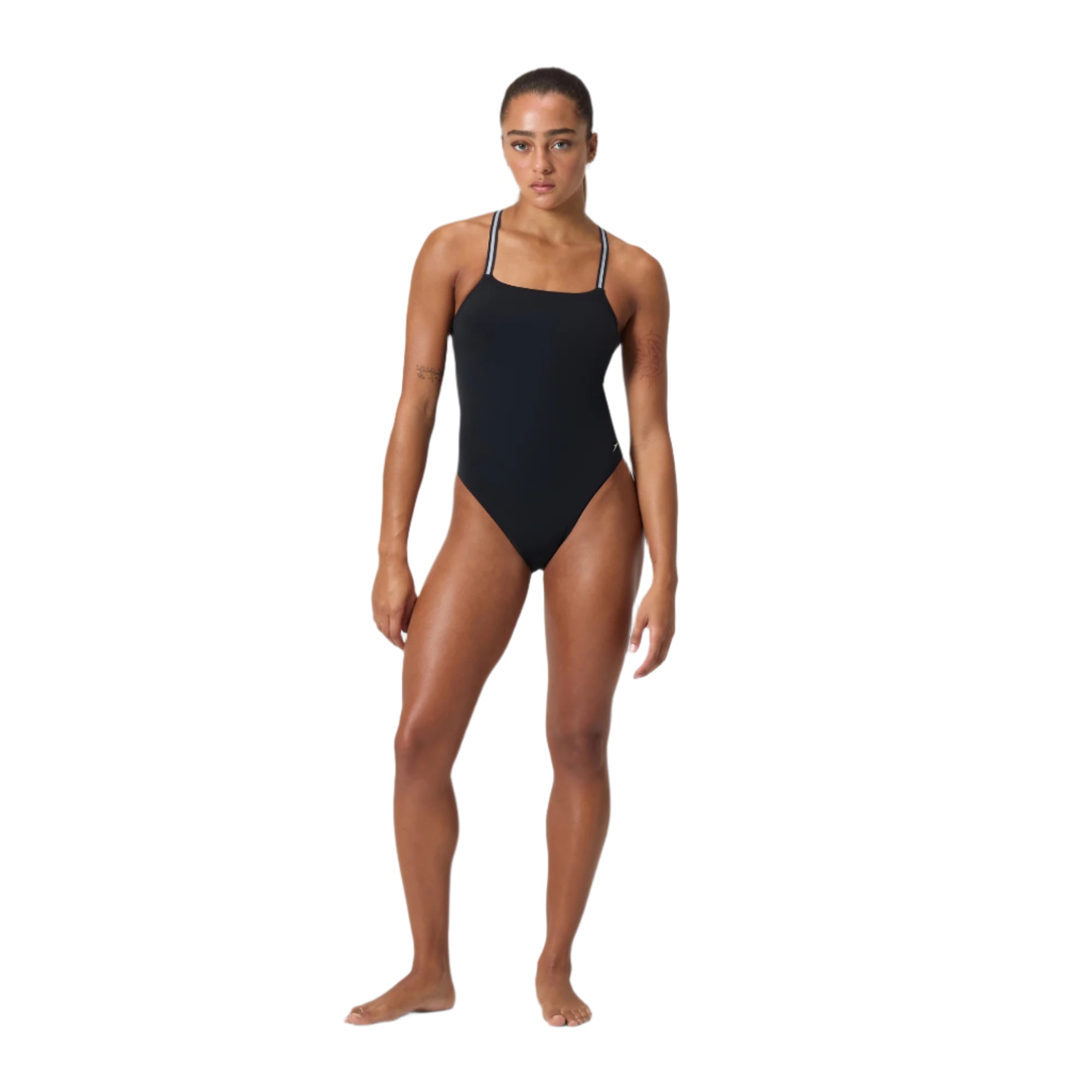 Speedo Onesie Training Active Back - Black Silver