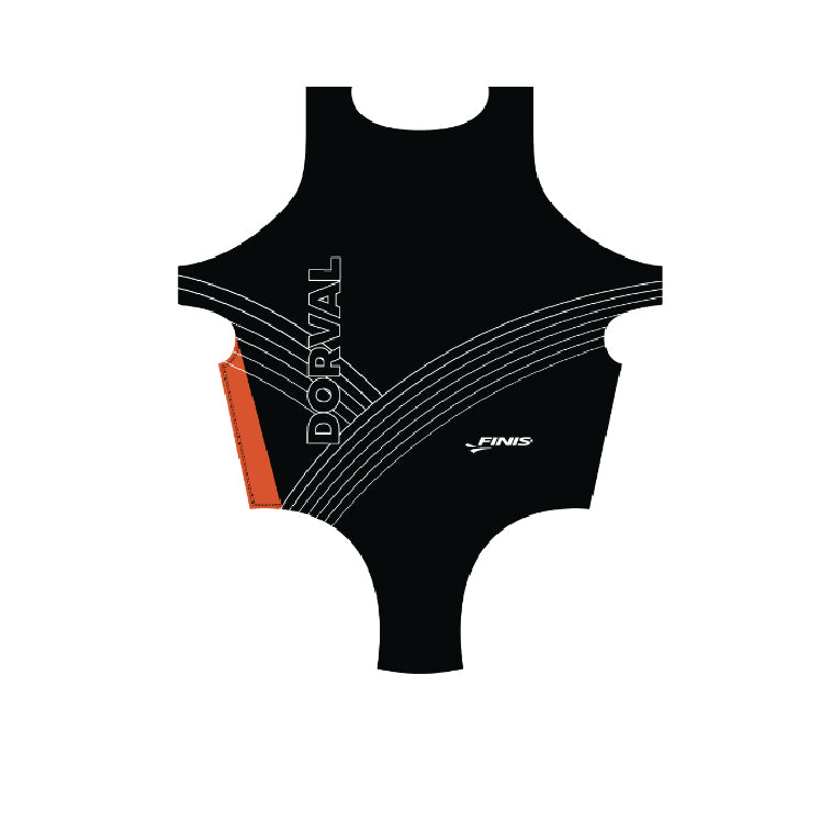 Finis Onesie Sublimated Suit Bladeback Youth -DSC