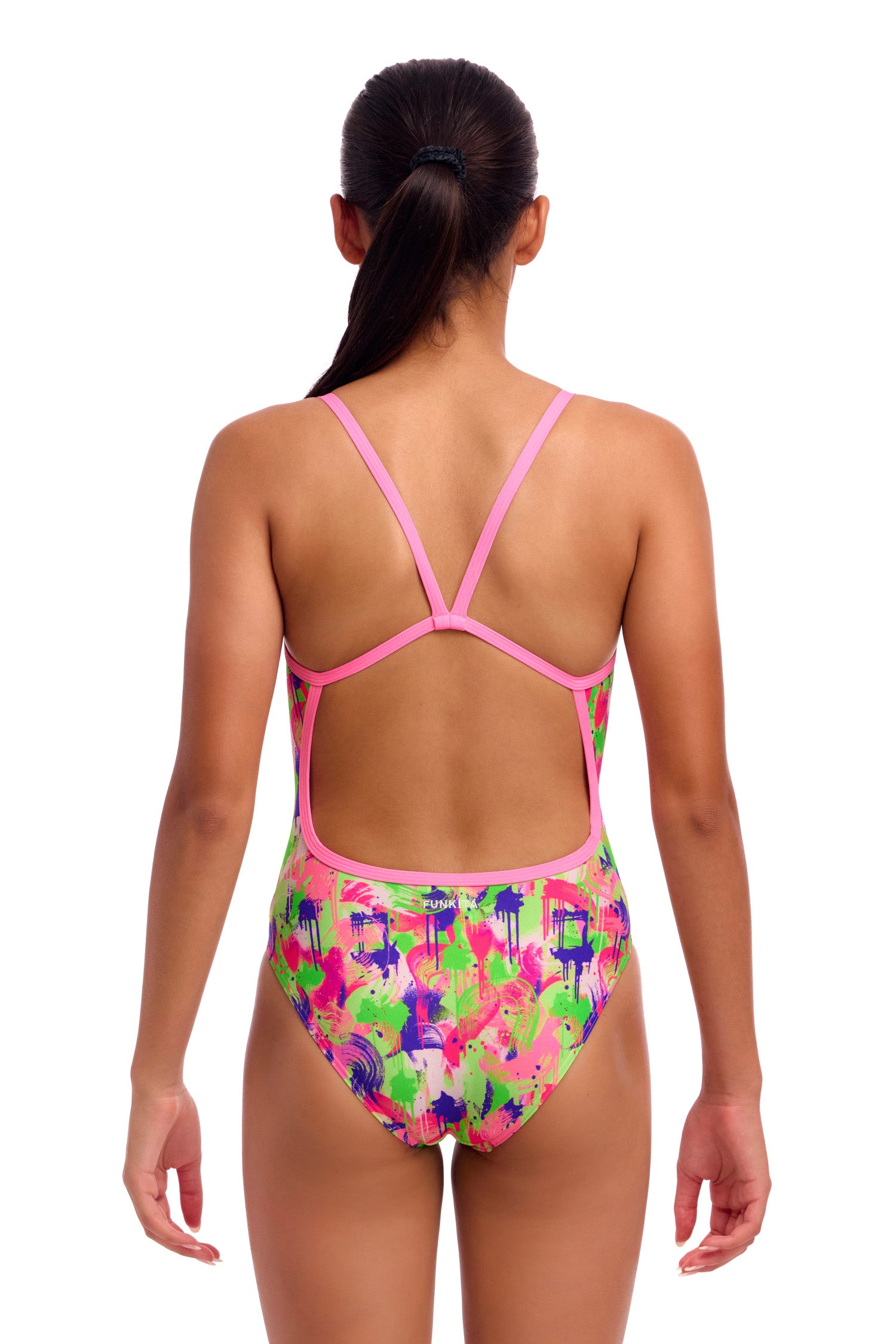 Funkita One Piece Girl's Single Strap - Splat Spot