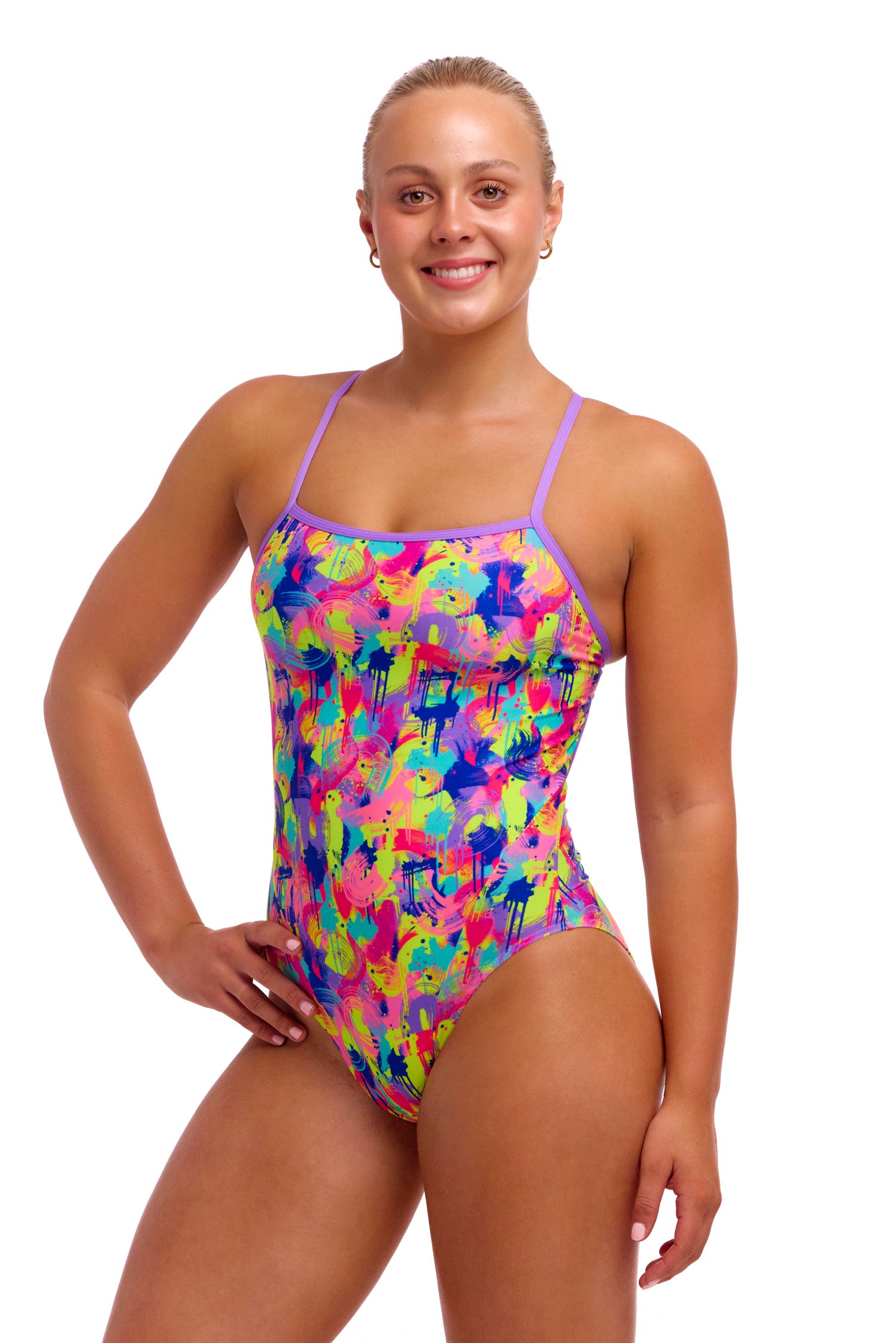 Funkita One Piece Ladies Single Strap - Mess Match
