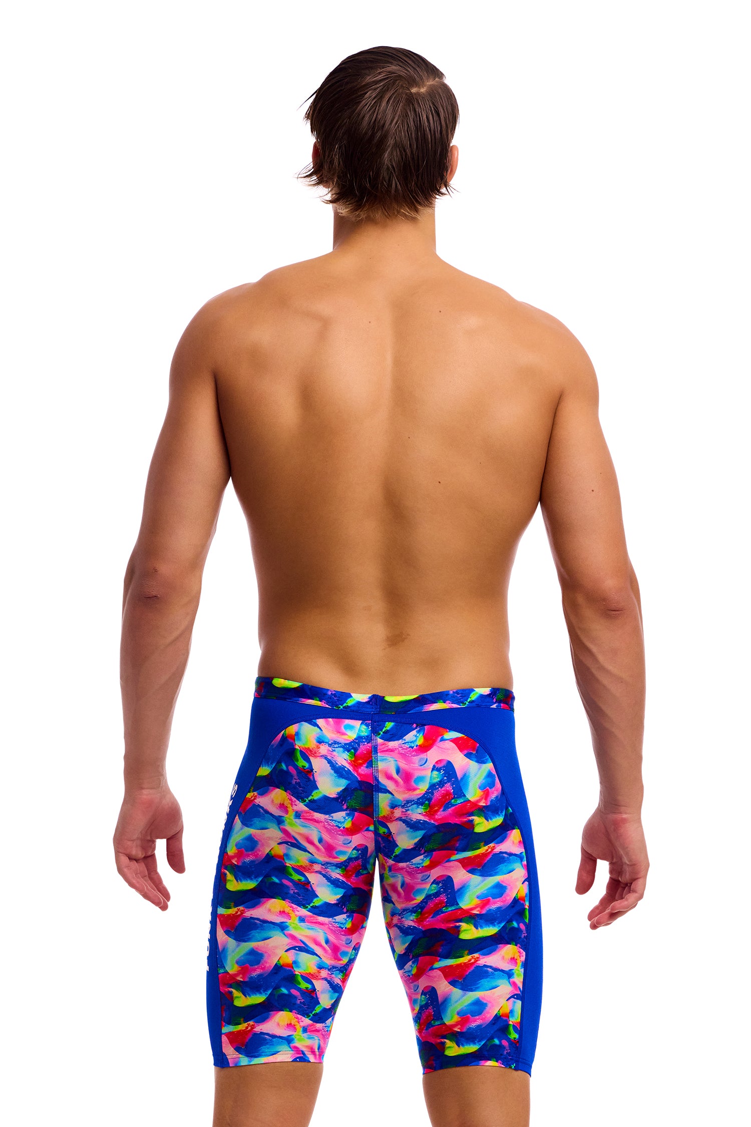 Funky Trunks Men's Training Jammer - Wet Wave