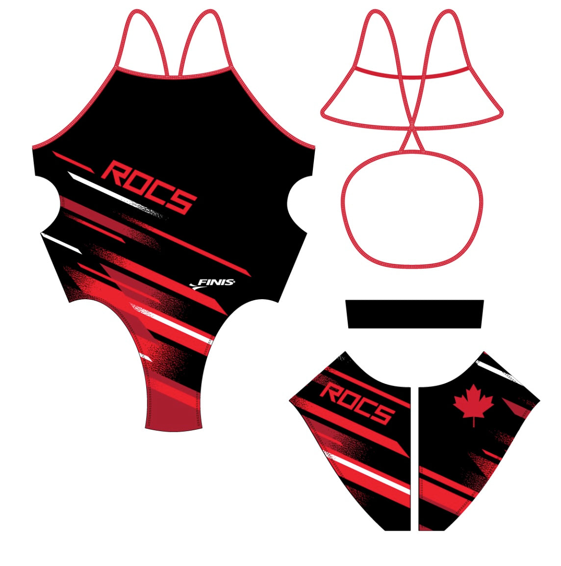 ROCS Finis Sublimated Suit Skinback