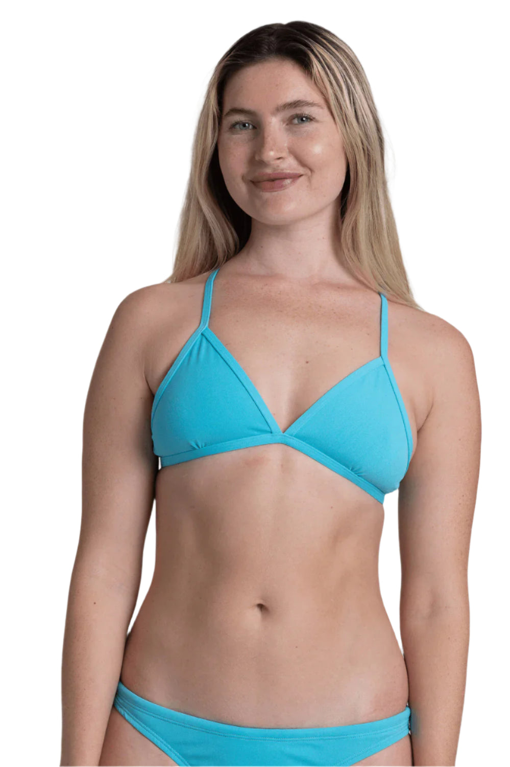Jolyn Bikini Top Triangle - Hawaii Blue