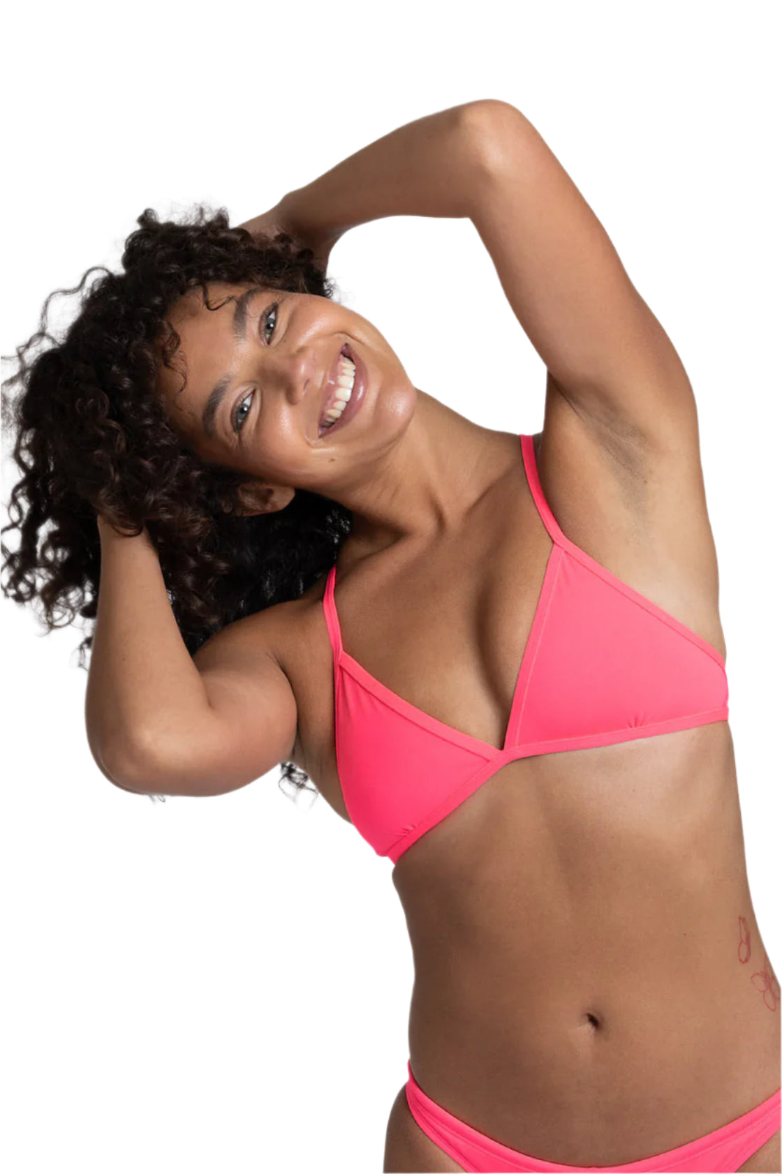 Jolyn Bikini Top Triangle - Hot Pink