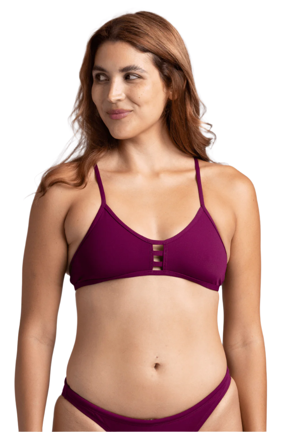 Jolyn Bikini Top Tomcat - Cabernet