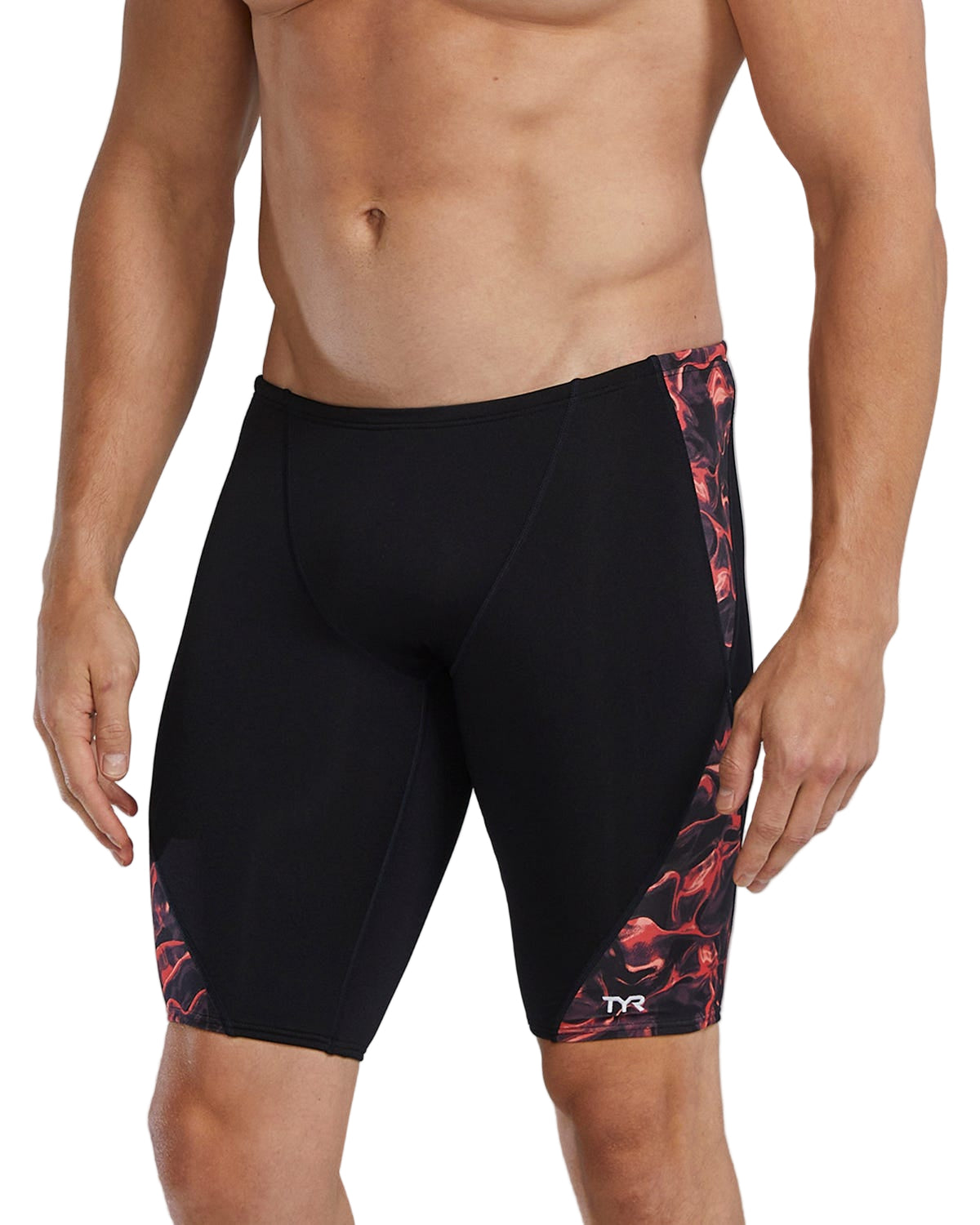 TYR Jammer Durafast Elite Blade Splice Print Energia/Red