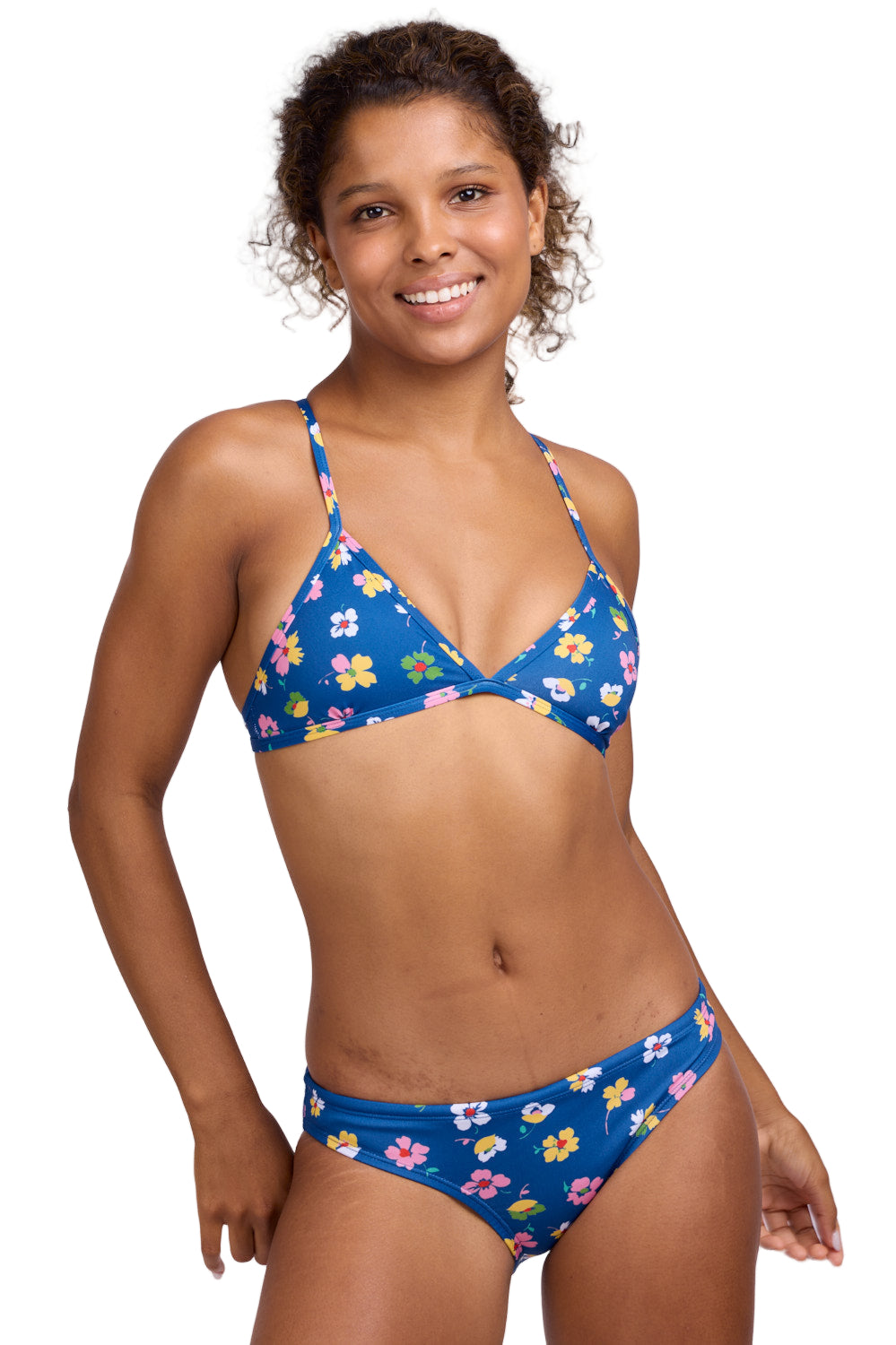 Jolyn Bikini Bottom Andy  - Print - Coralina