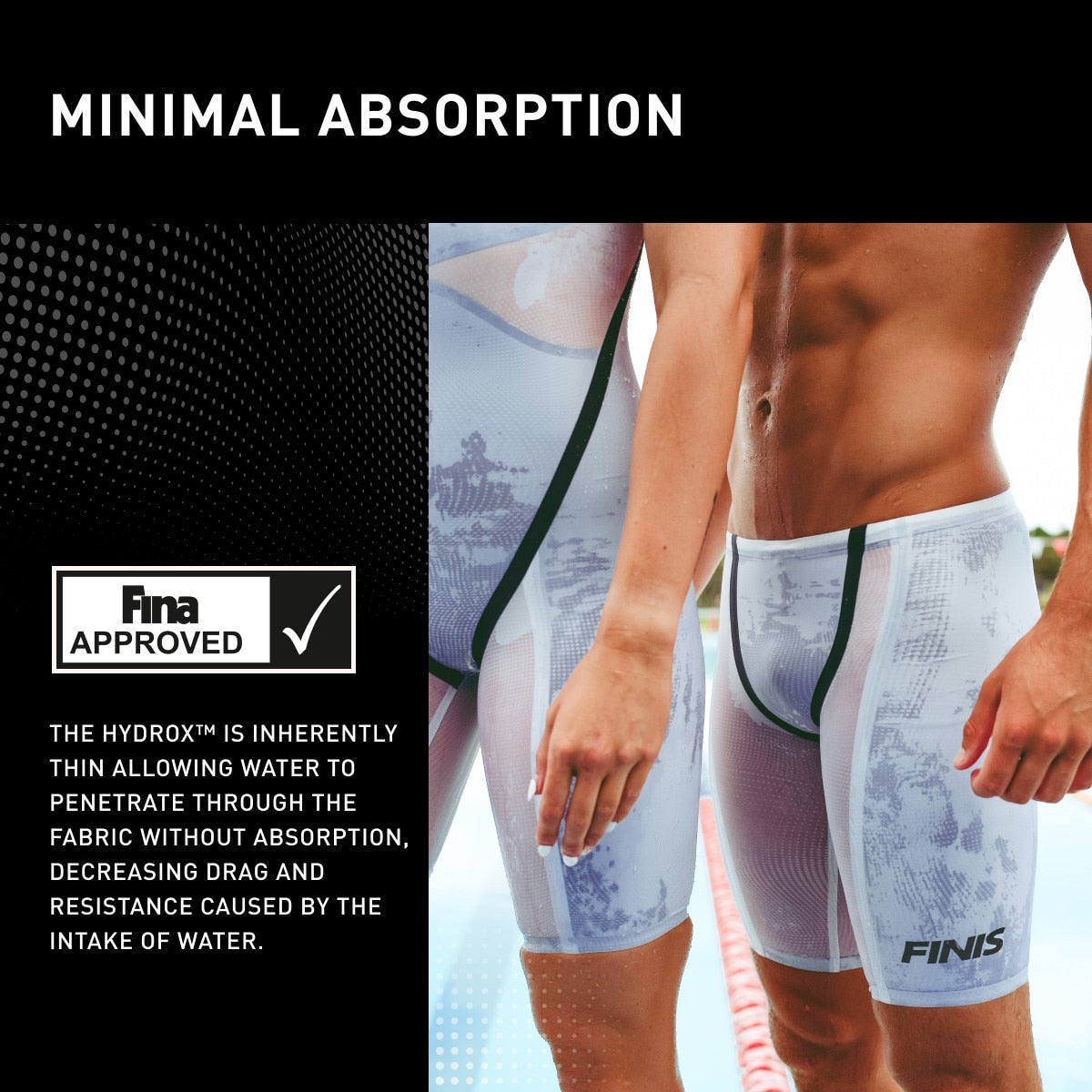 Finis Tech Suits Kneeskin HydroX Openback Navy – goswim.ca