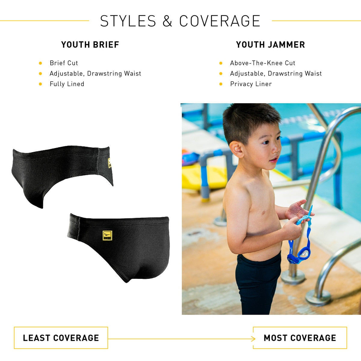 Finis Trainig Brief Youth Solid