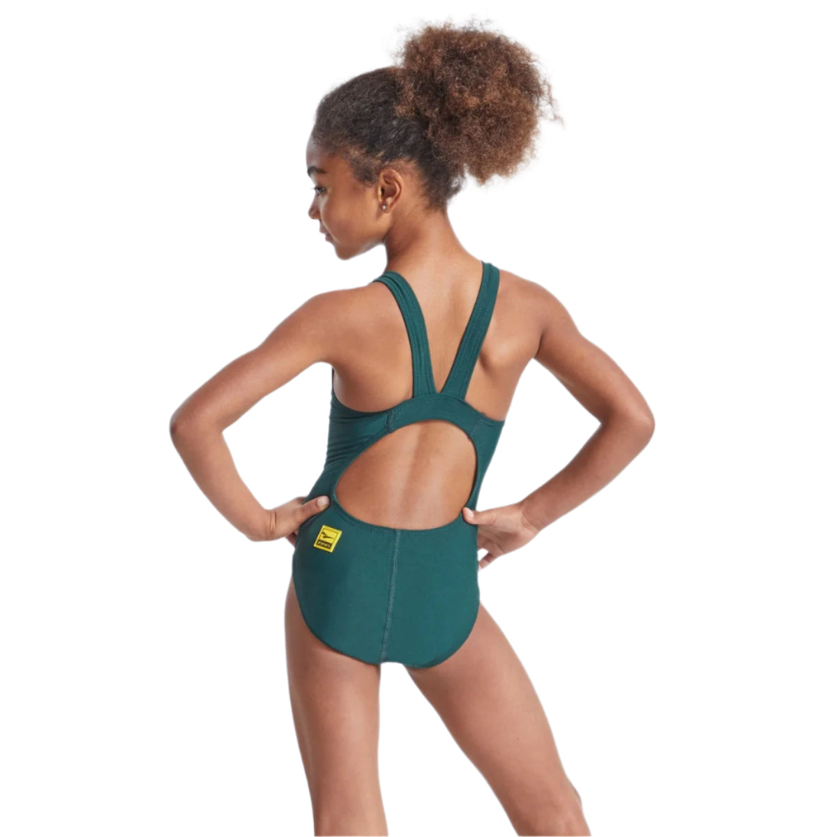 NKB Finis Training Onesie Bladeback Youth Solid - Pine/Green