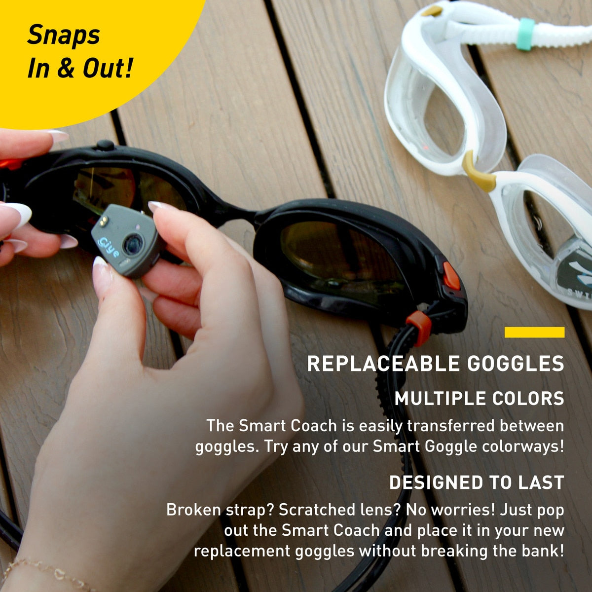 Finis Goggle Smart Goggle Max Kit