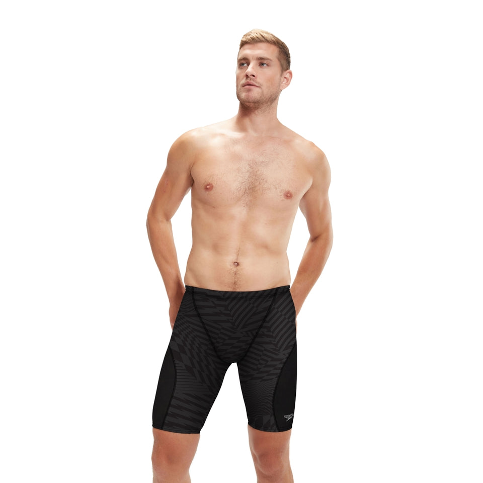 Speedo Training Jammer Printed Black