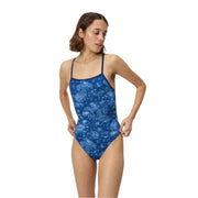 Speedo Training Onesie Tri Back Boom and Bolts Blue