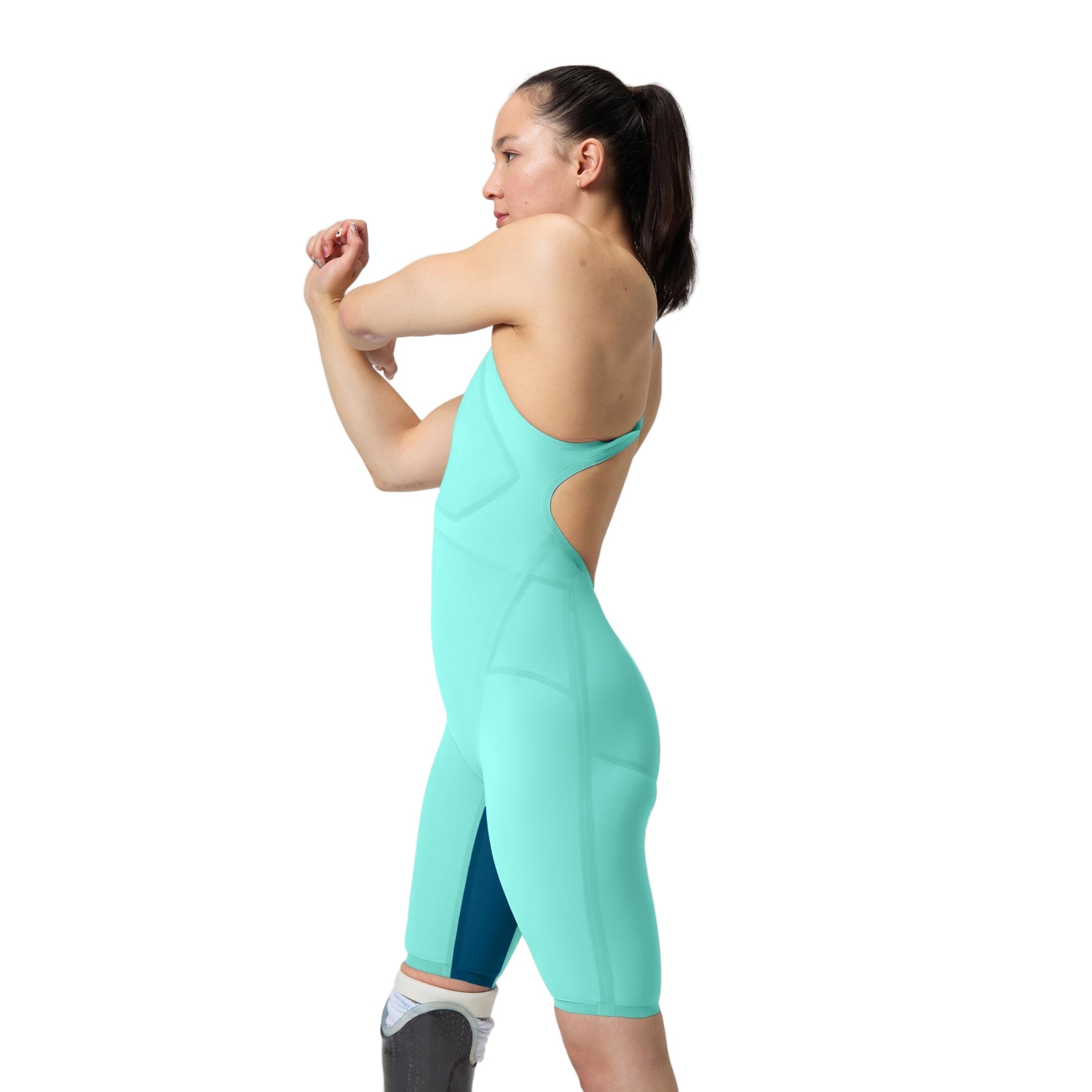 Speedo Tech Kneeskin Valor 2.0 Open Back Arctic Glass