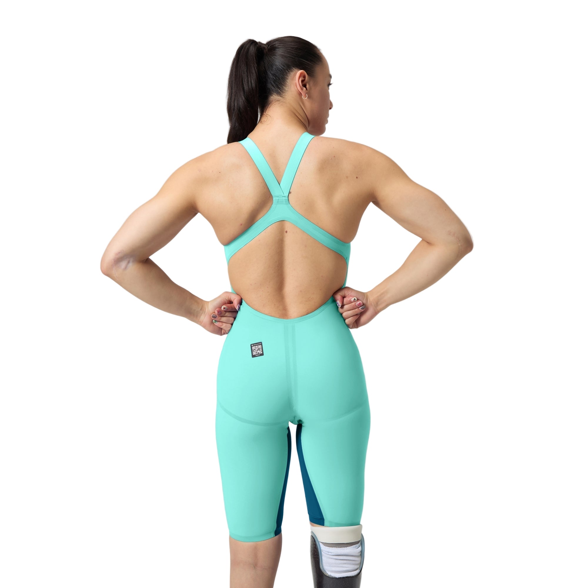 Speedo Tech Kneeskin Valor 2.0 Open Back Arctic Glass