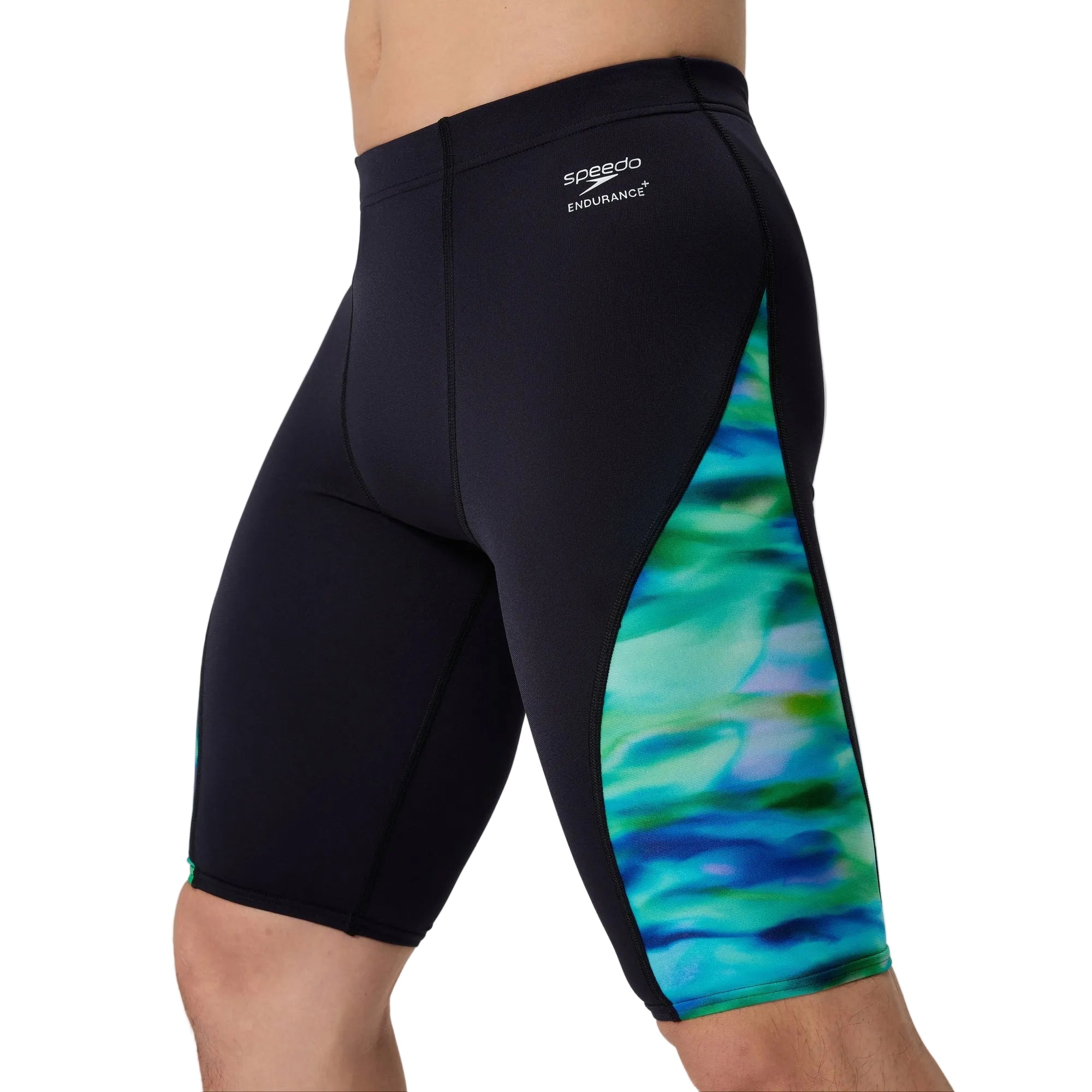 Speedo Training Jammer Splice - Black/Blue