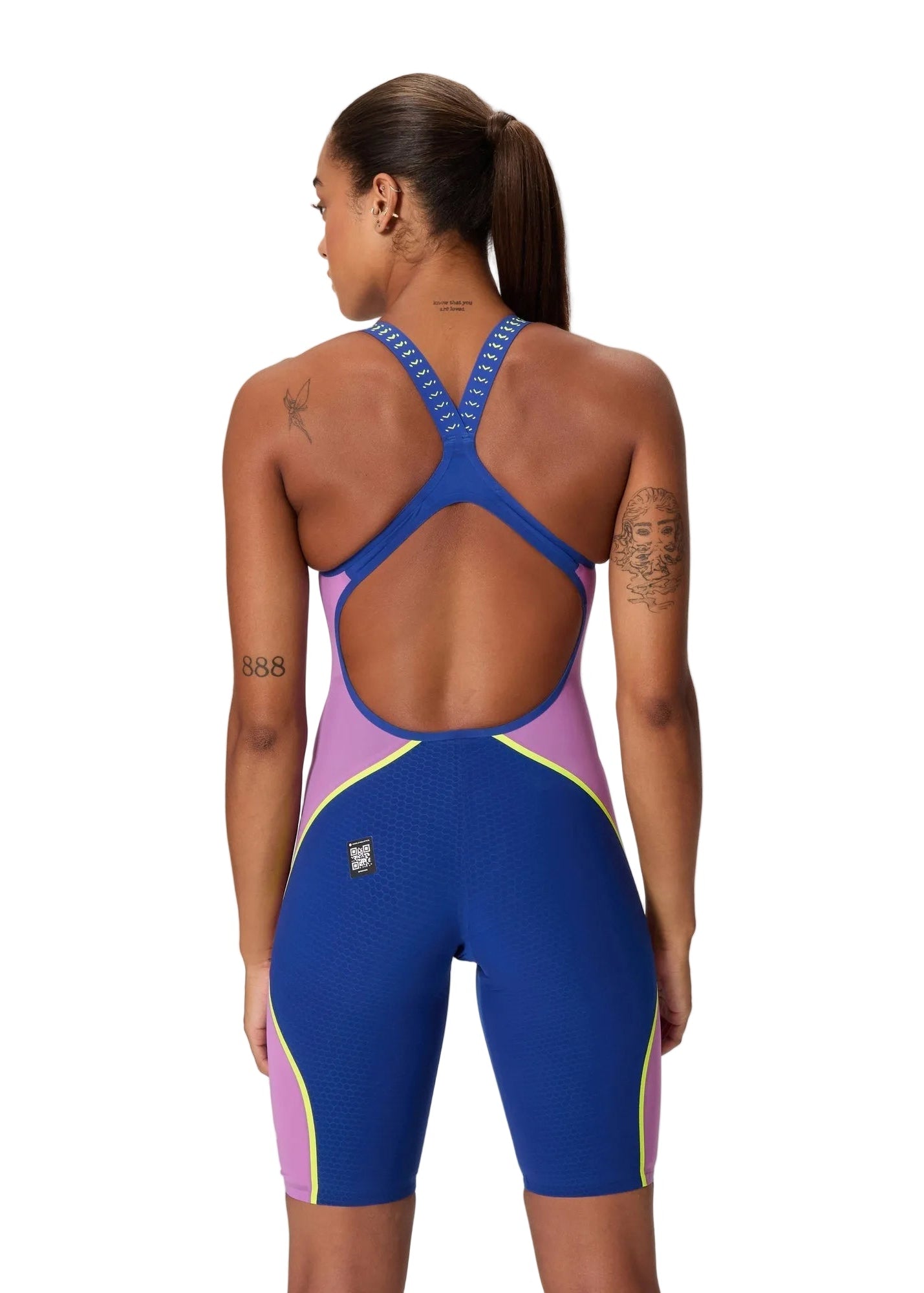 Speedo Tech Suits Kneeskin Pure Intent 2.0 Open Back - Noble Navy