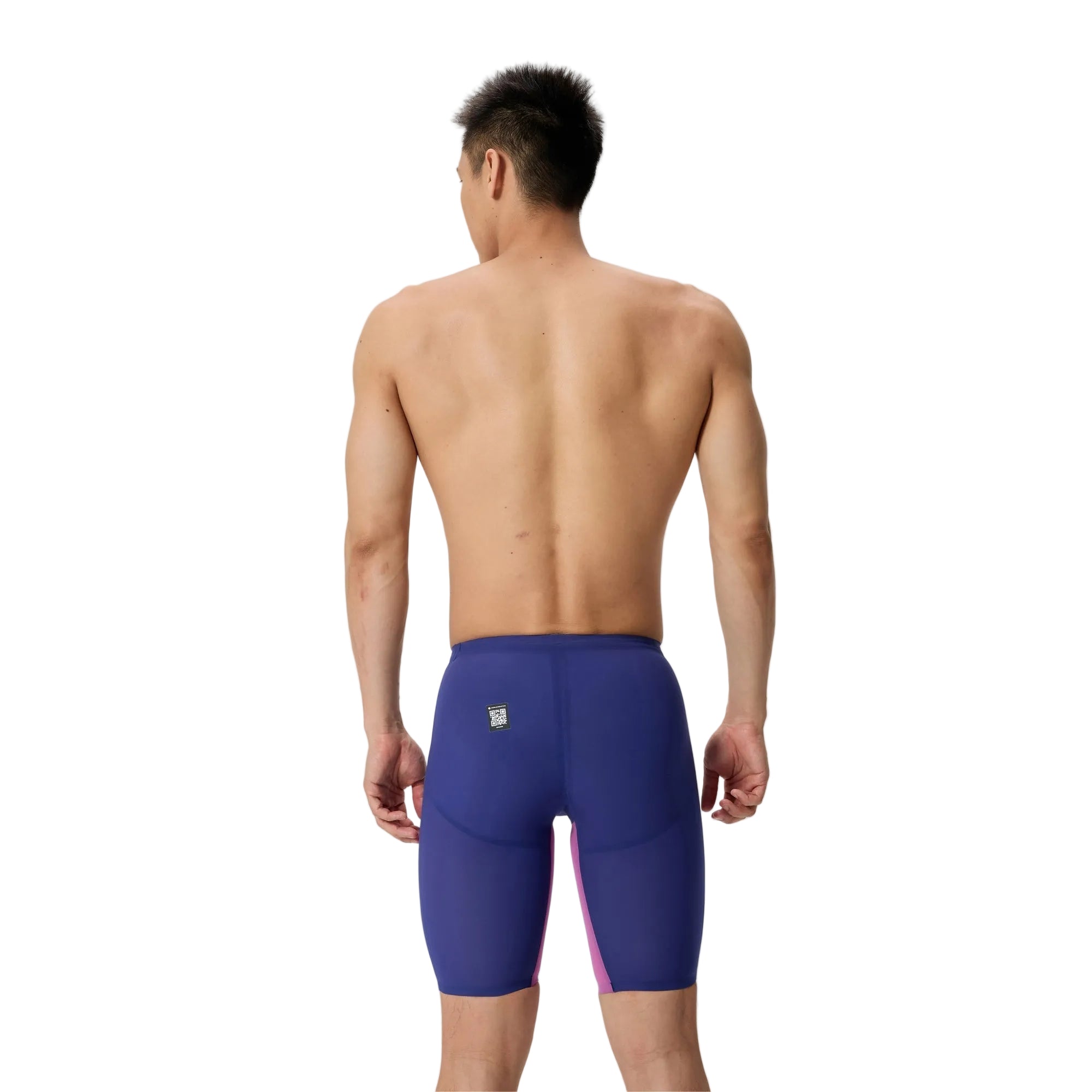 Speedo Tech Suits Jammer Valor 2.0 High Waisted -  Noble Navy / Jelly Can