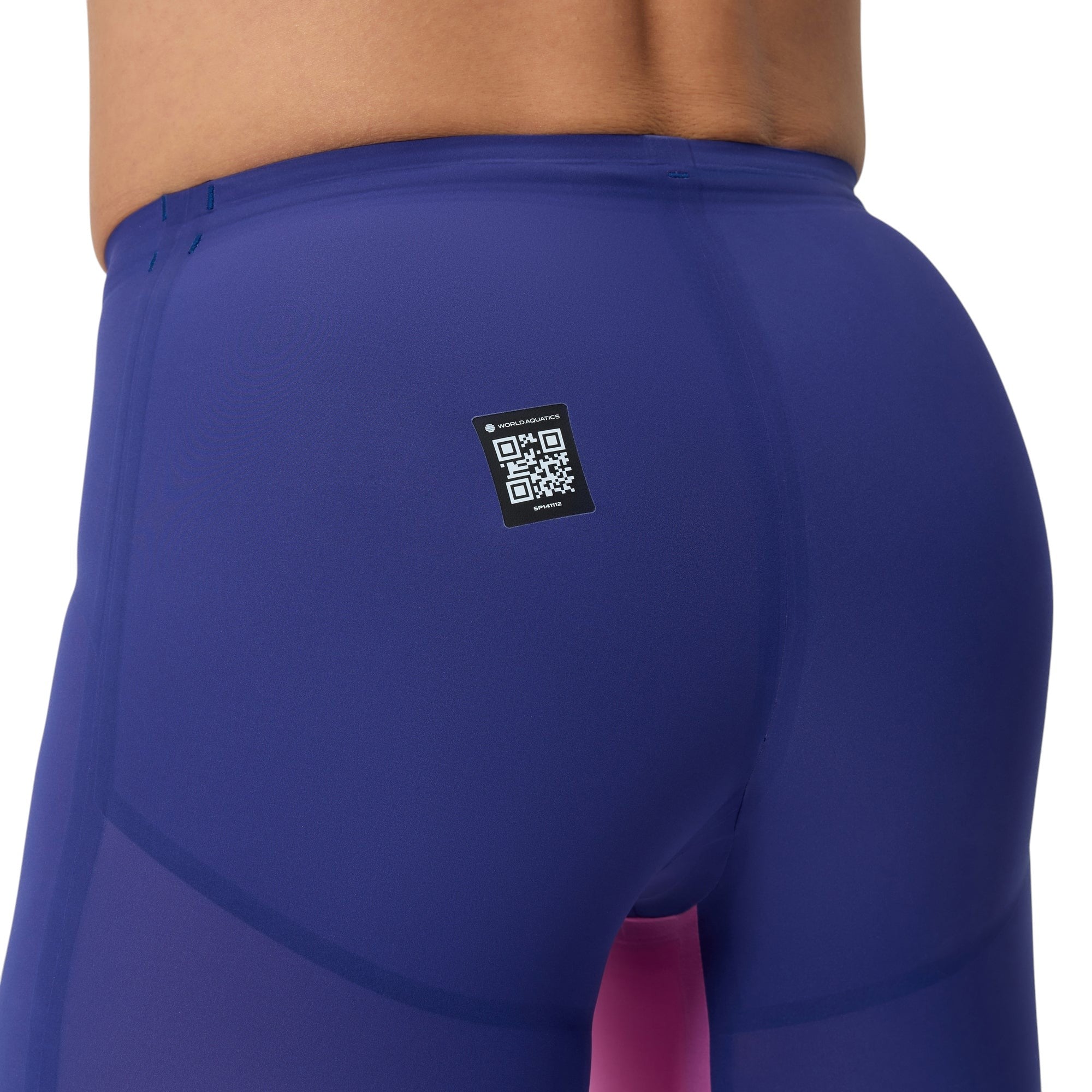 Speedo Tech Suits Jammer Valor 2.0 High Waisted -  Noble Navy / Jelly Can