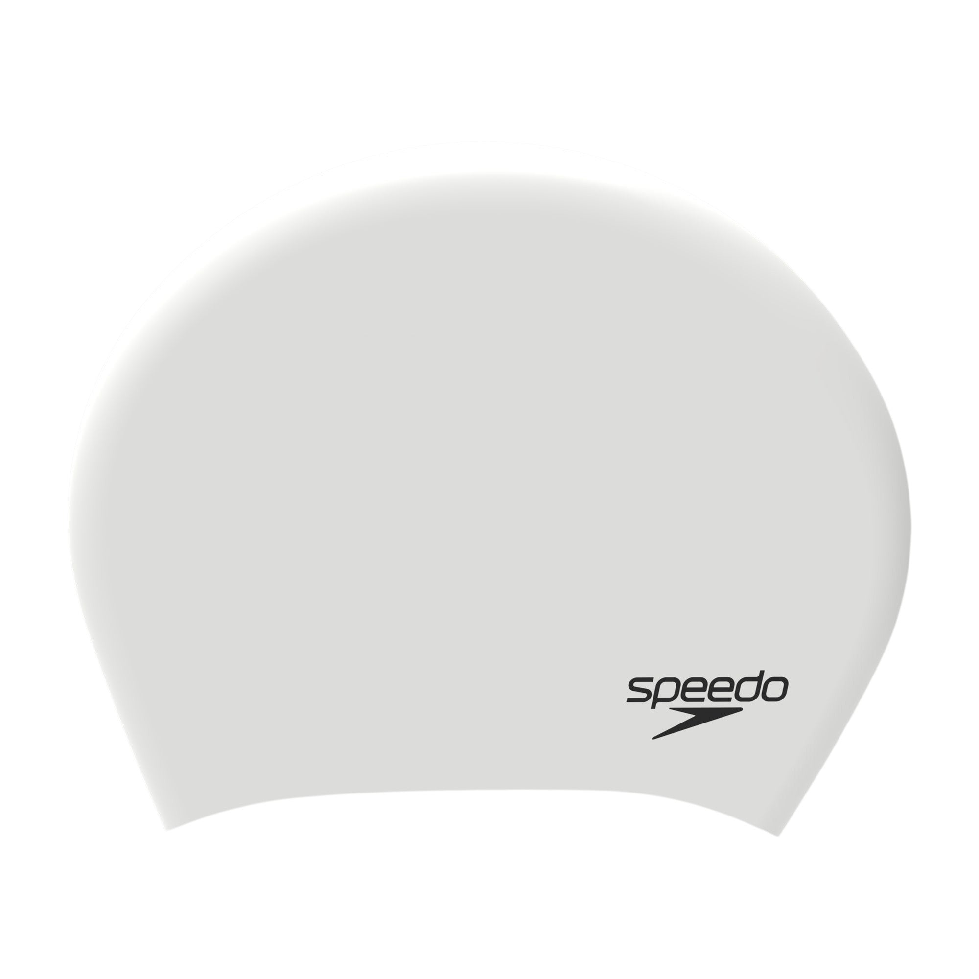 Speedo Silicone Long Hair Cap. White.  New Colection 2026