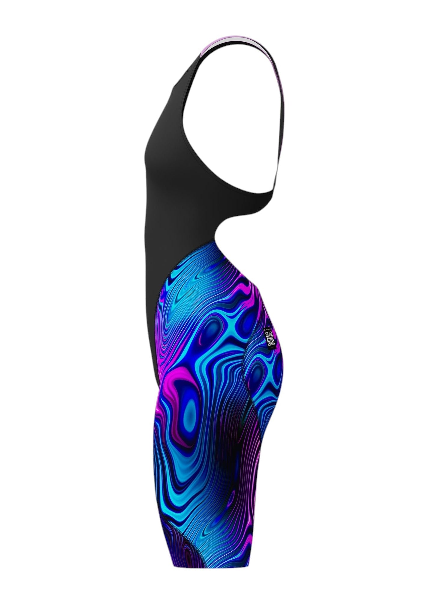 Speedo Tech Kneeskin LZR Racer Pro 2.0 Open Back - Black / Purple