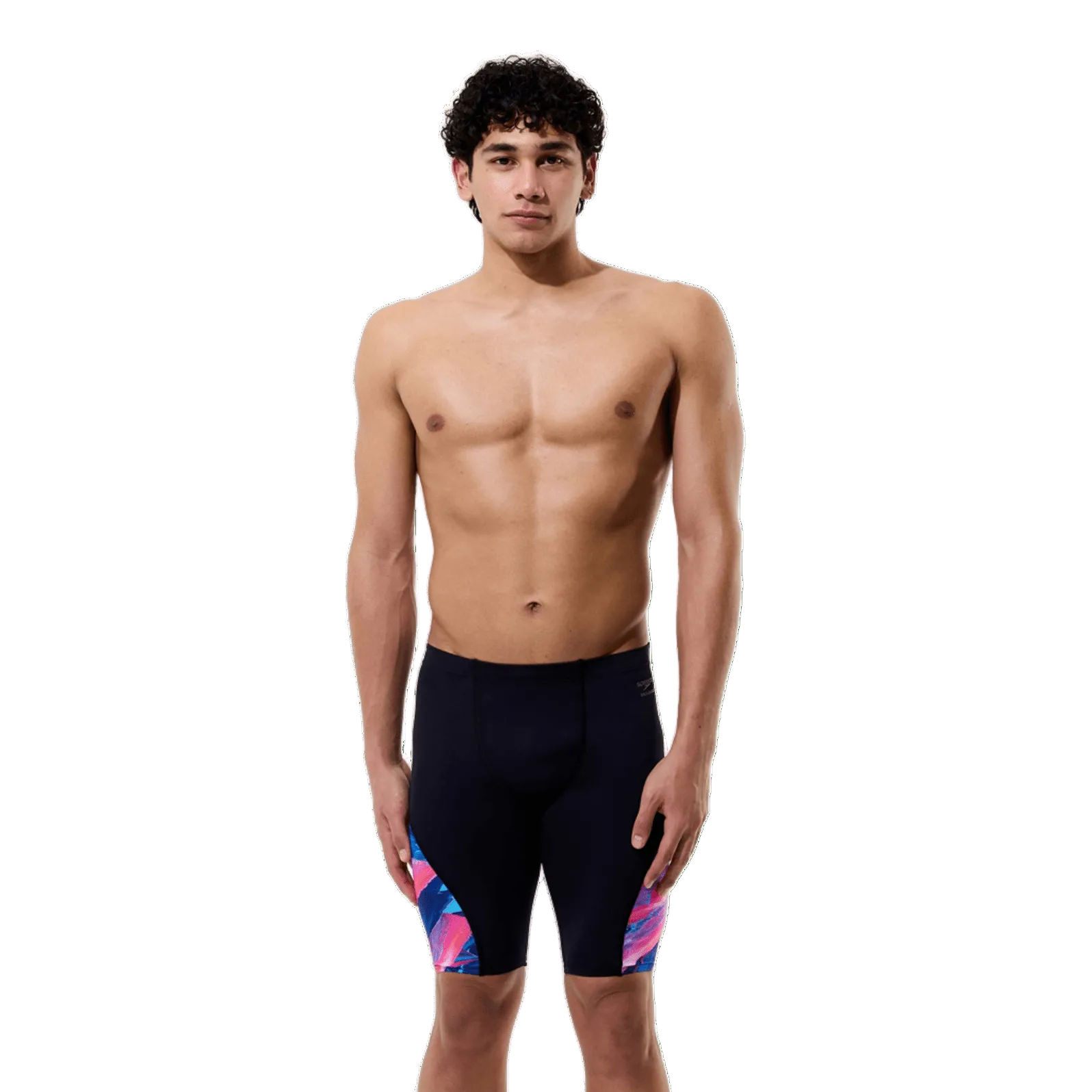 Speedo Training Jammer Splice - Black/Pink