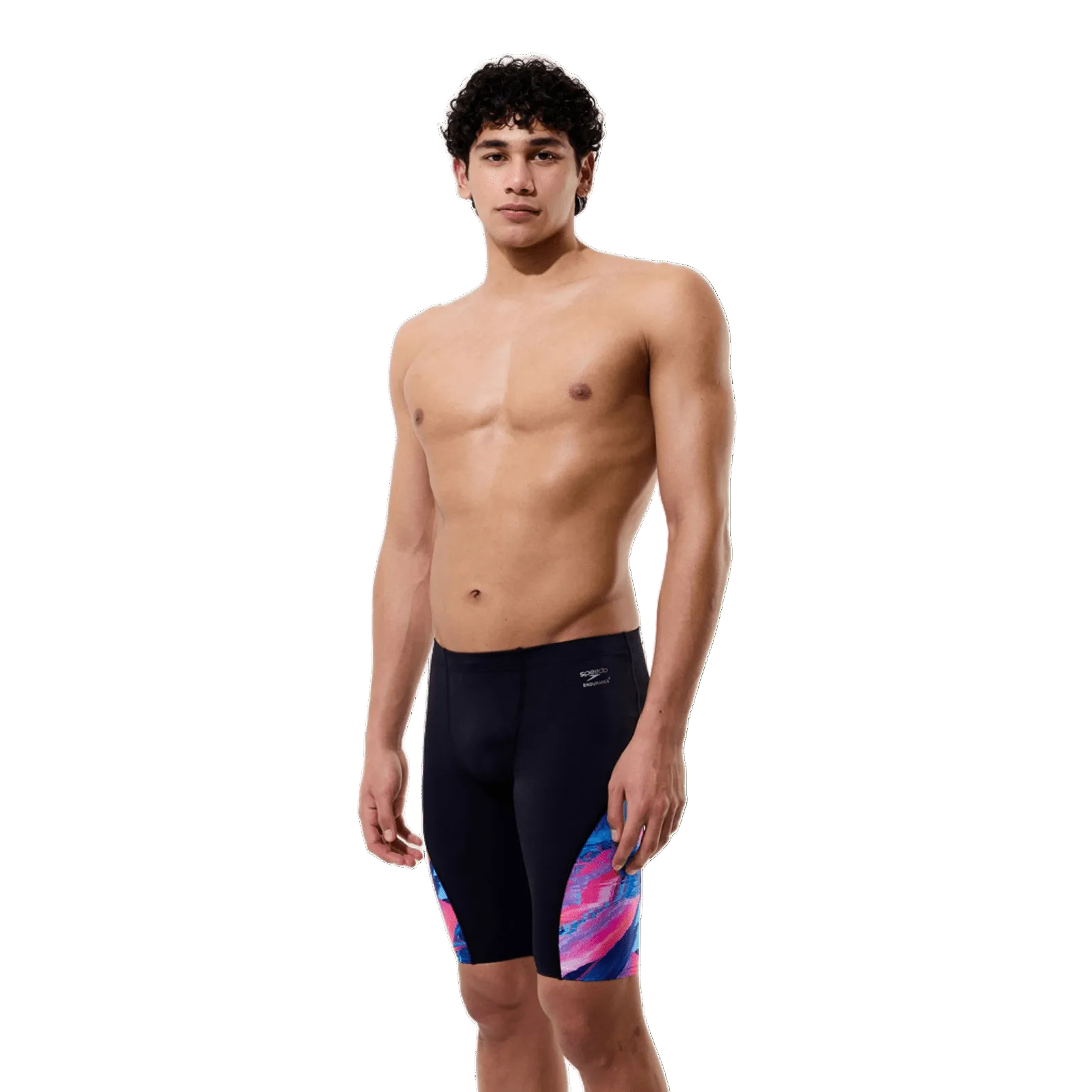 Speedo Training Jammer Splice - Black/Pink