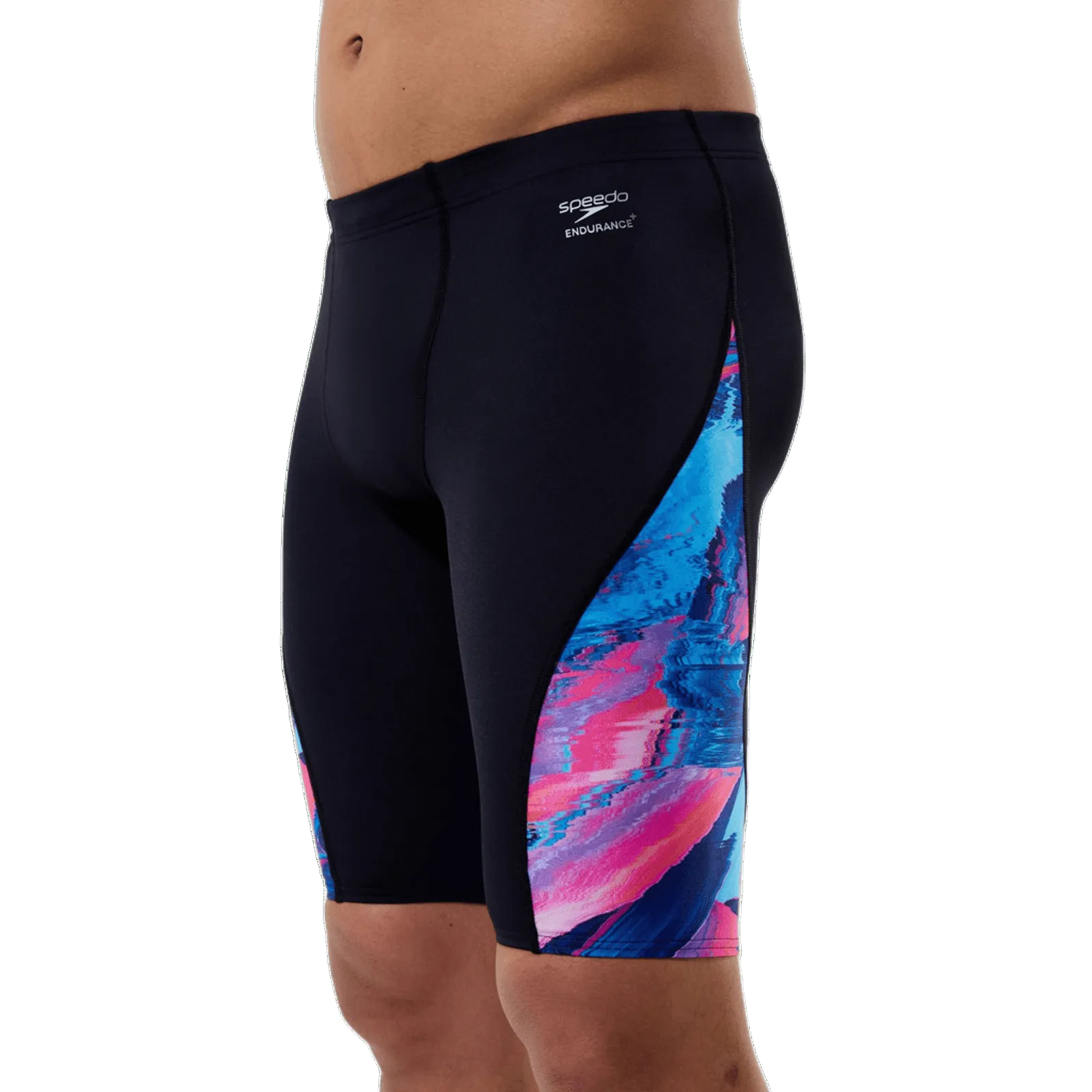 Speedo Training Jammer Splice - Black/Pink