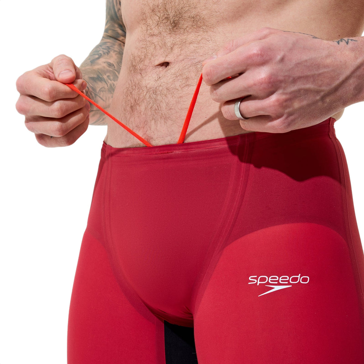Speedo Tech Suits Jammer Valor 2.0 High Waisted -  Regal Red / Black