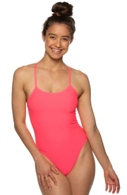Jolyn Onesie Brandon - Solid - Hot Pink