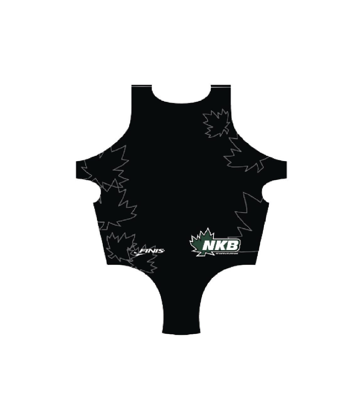 Finis Onesie Sublimated Suit Bladeback Youth -NKB