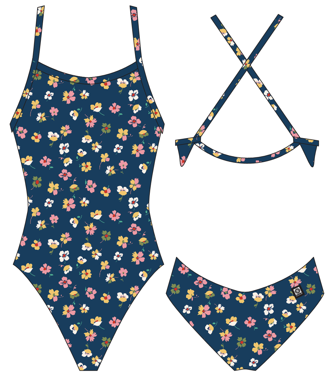 Jolyn Onesie Brandon - Print - Coralina