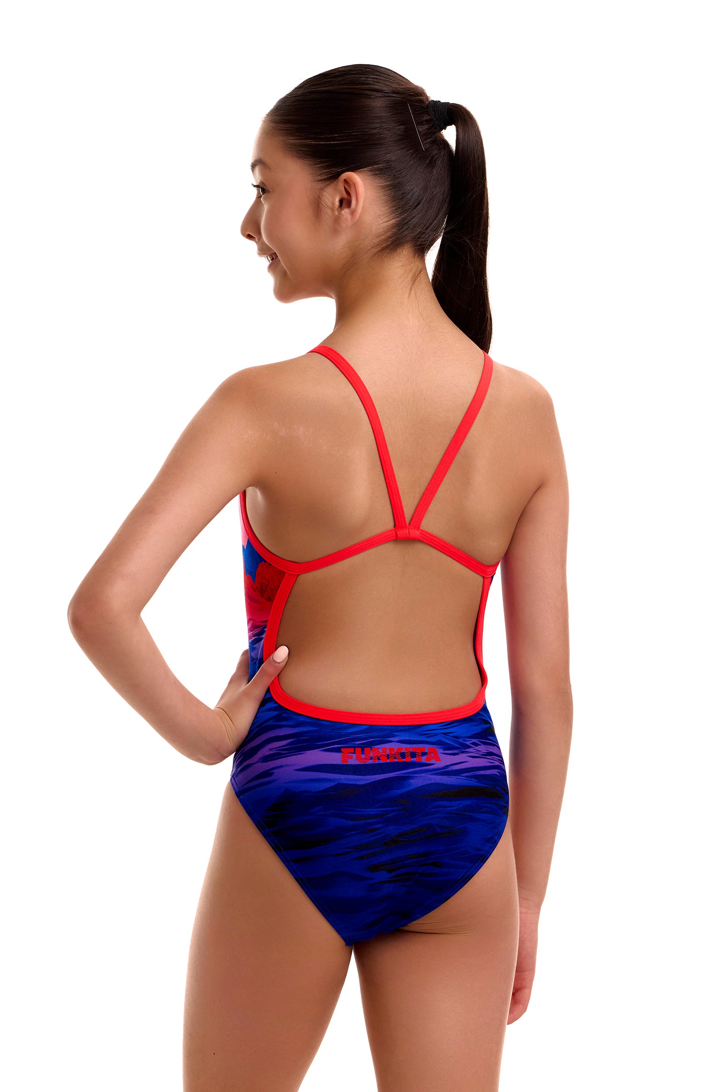 Funkita One Piece Girl's Single Strap - High Lights