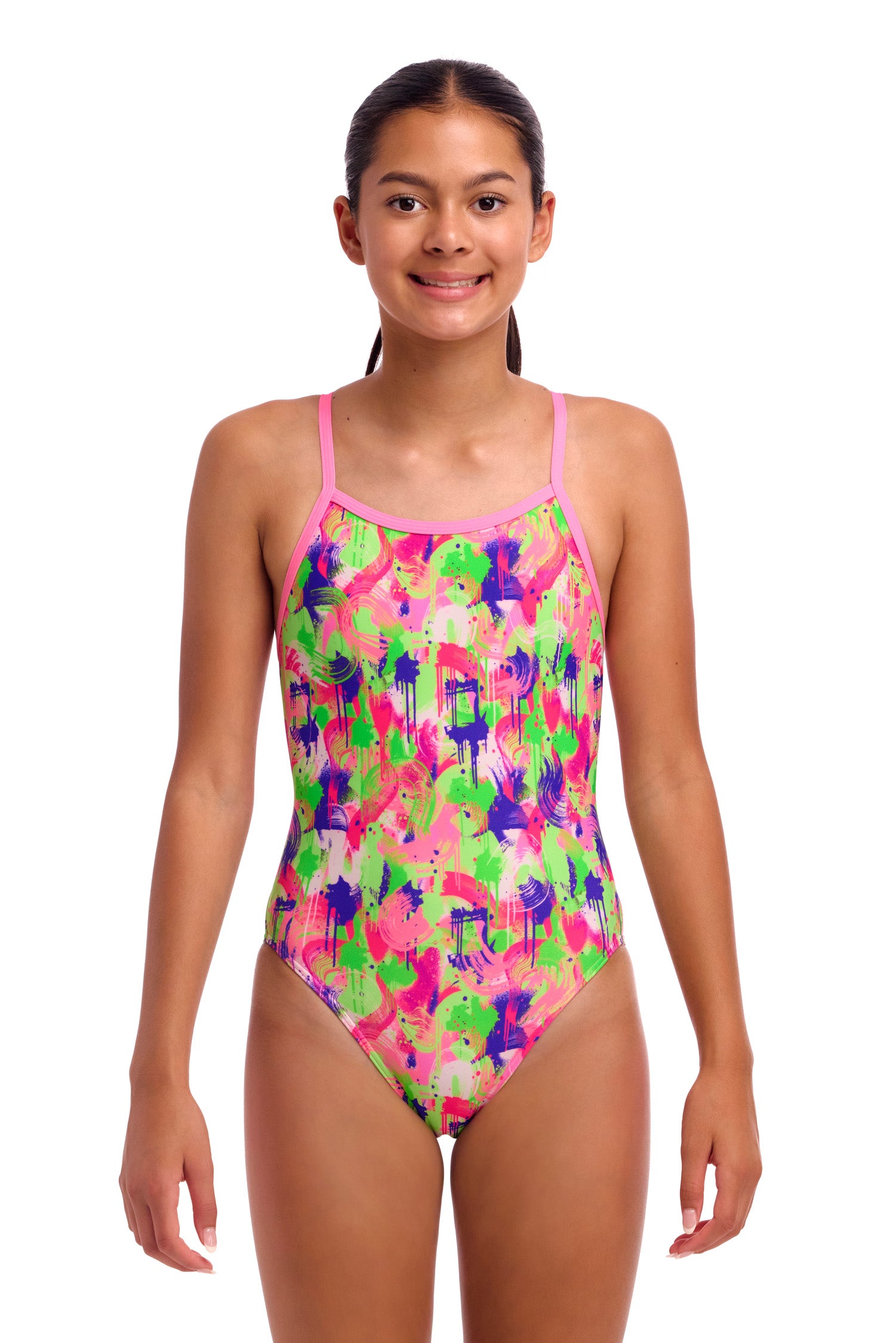 Funkita One Piece Girl's Single Strap - Splat Spot
