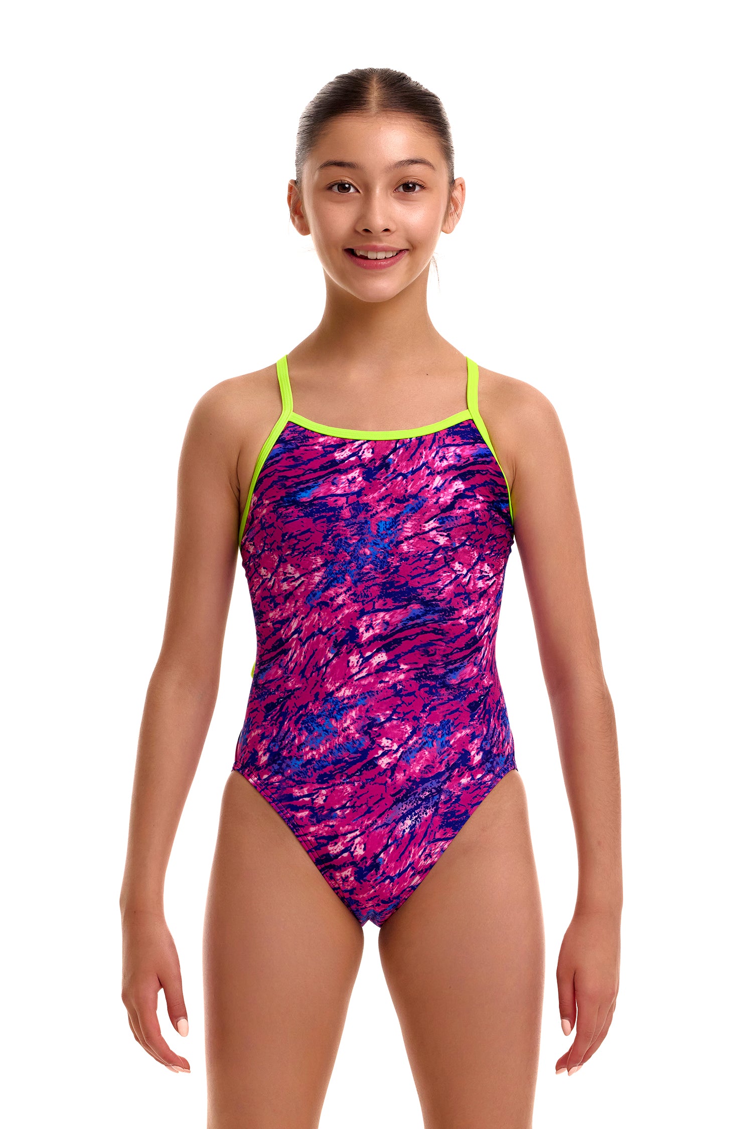 Funkita One Piece Girl's Single Strap - Sweet Scaley
