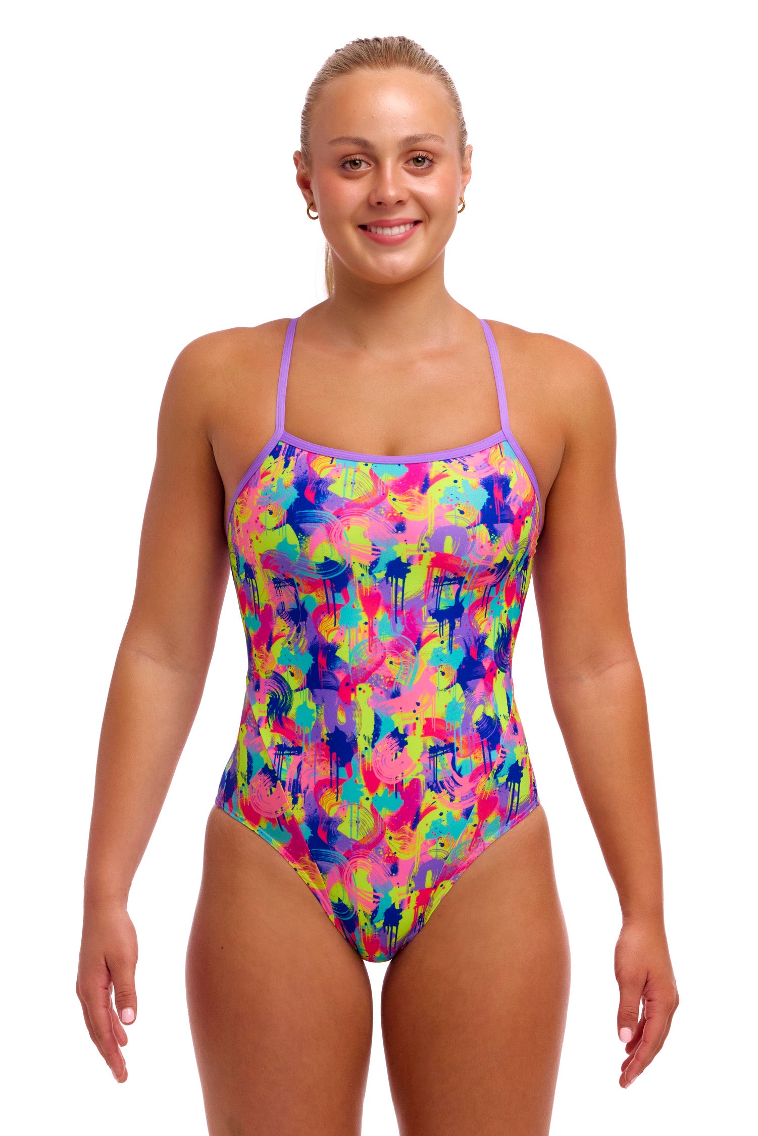 Funkita One Piece Ladies Single Strap - Mess Match
