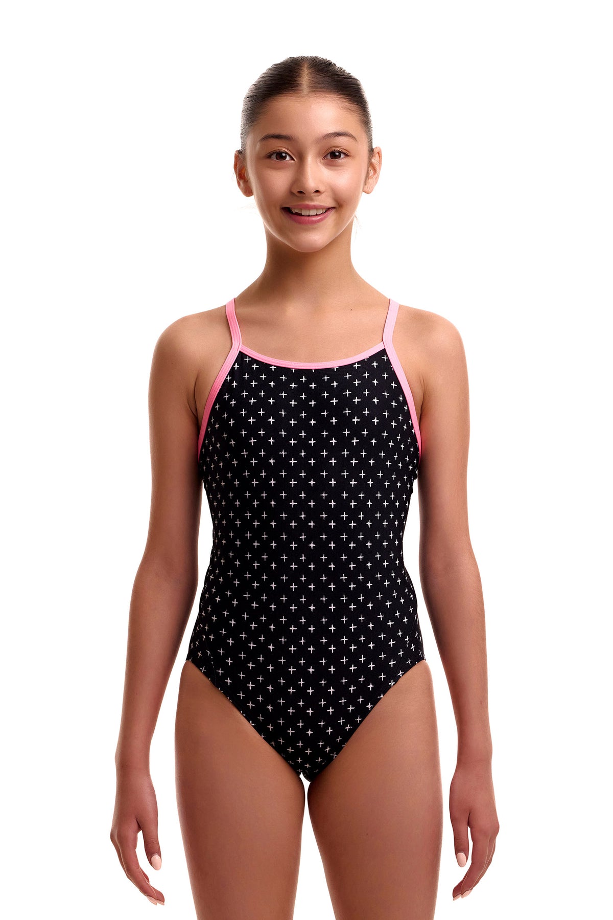 Funkita One Piece Girl's Diamond Back - Be Positive