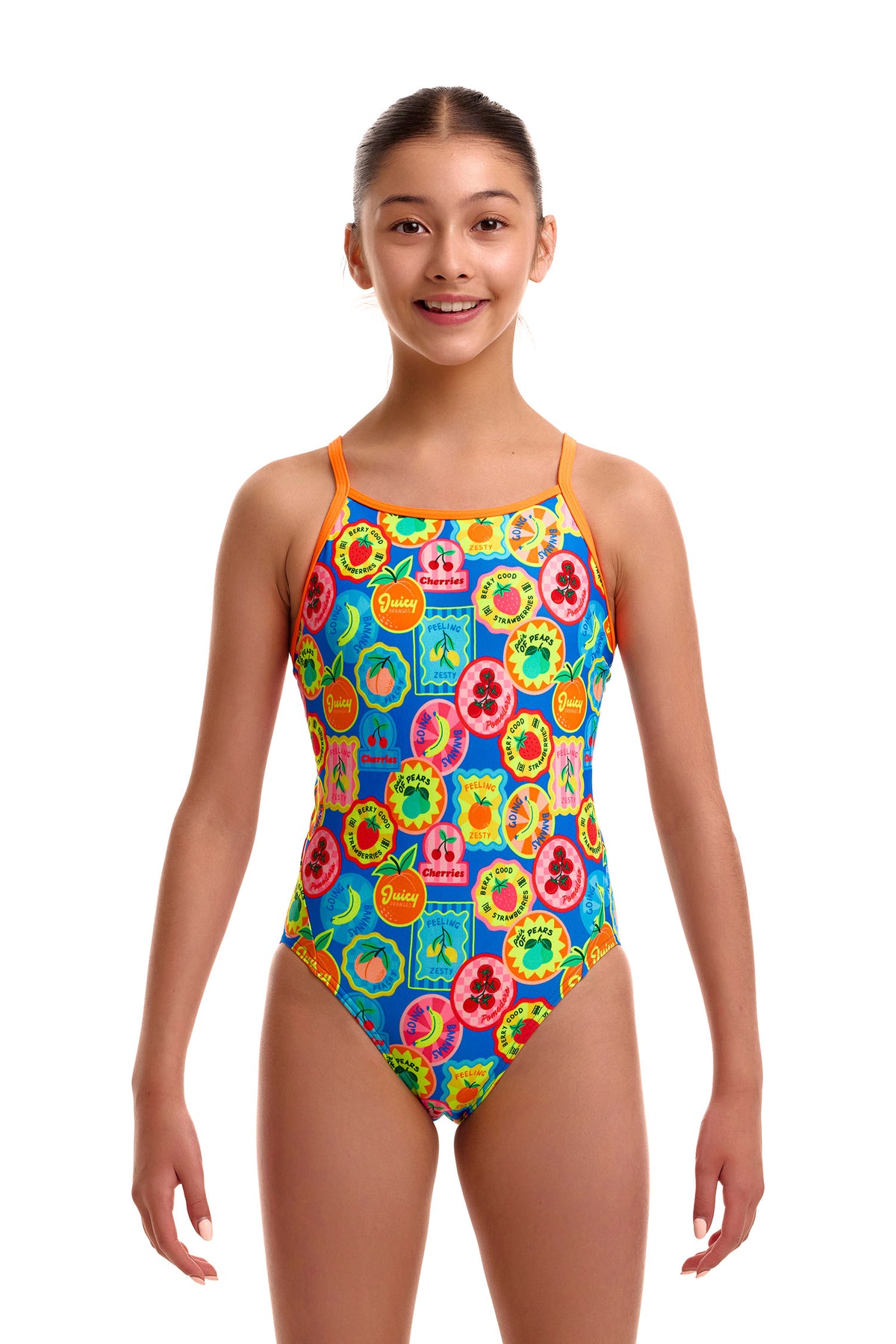 Funkita One Piece Girl's Diamond Back - Five Serves