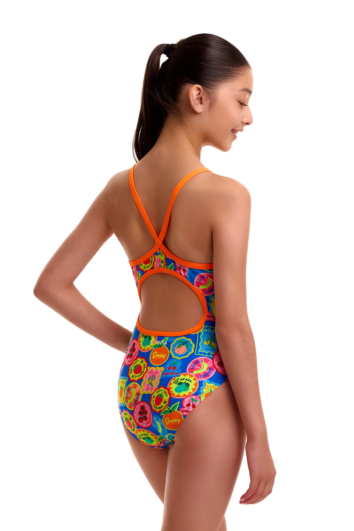 Funkita One Piece Girl's Diamond Back - Five Serves