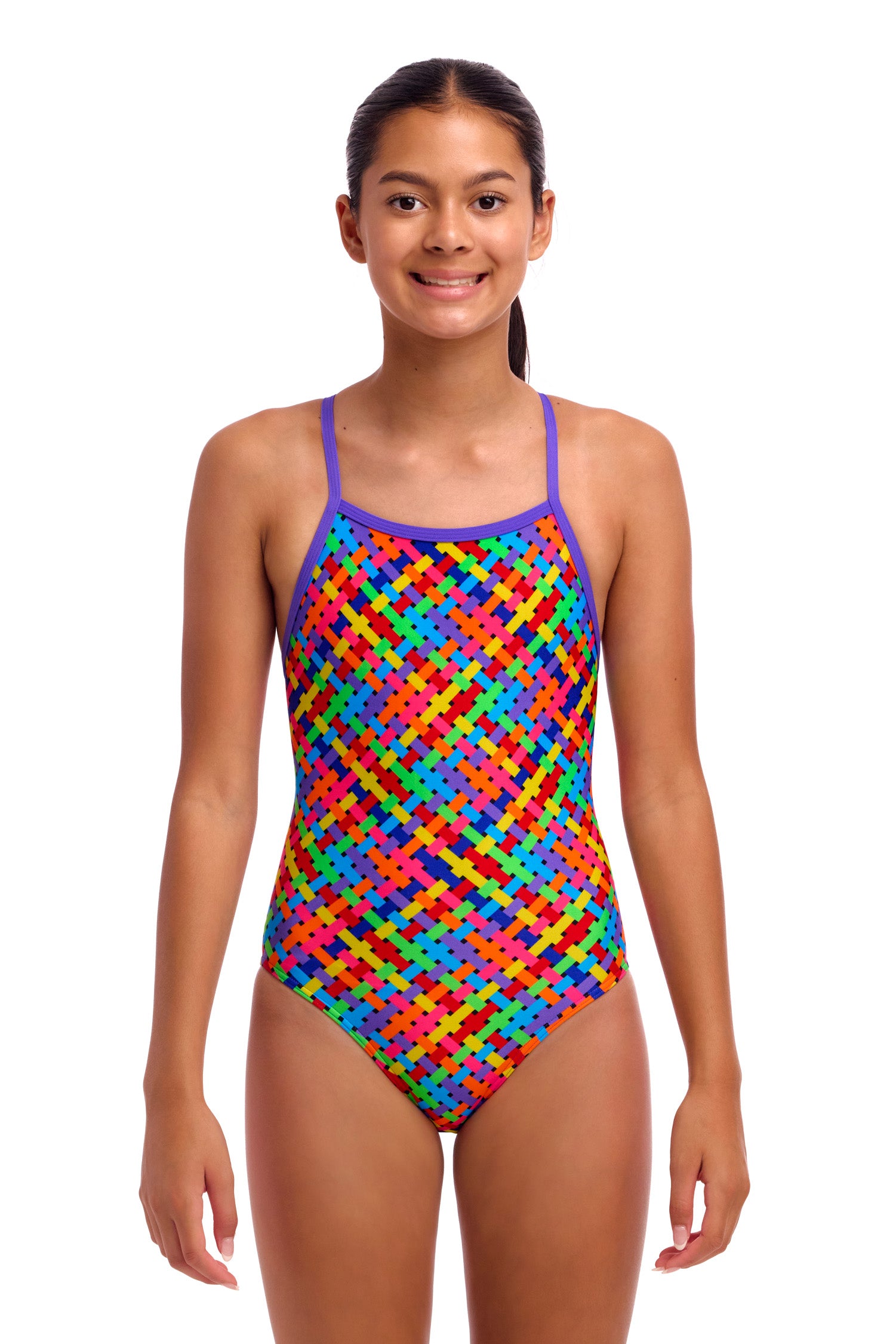 Funkita One Piece Girl's Tie Me Tight - Bread Basket