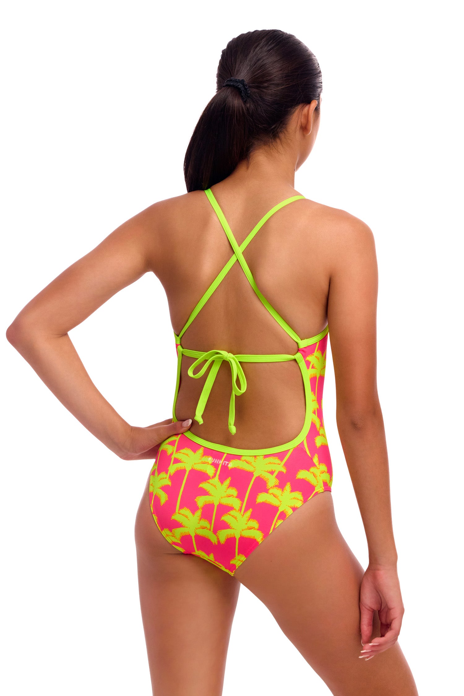 Funkita One Piece Girl's Tie Me Tight - Sweet Coconuts