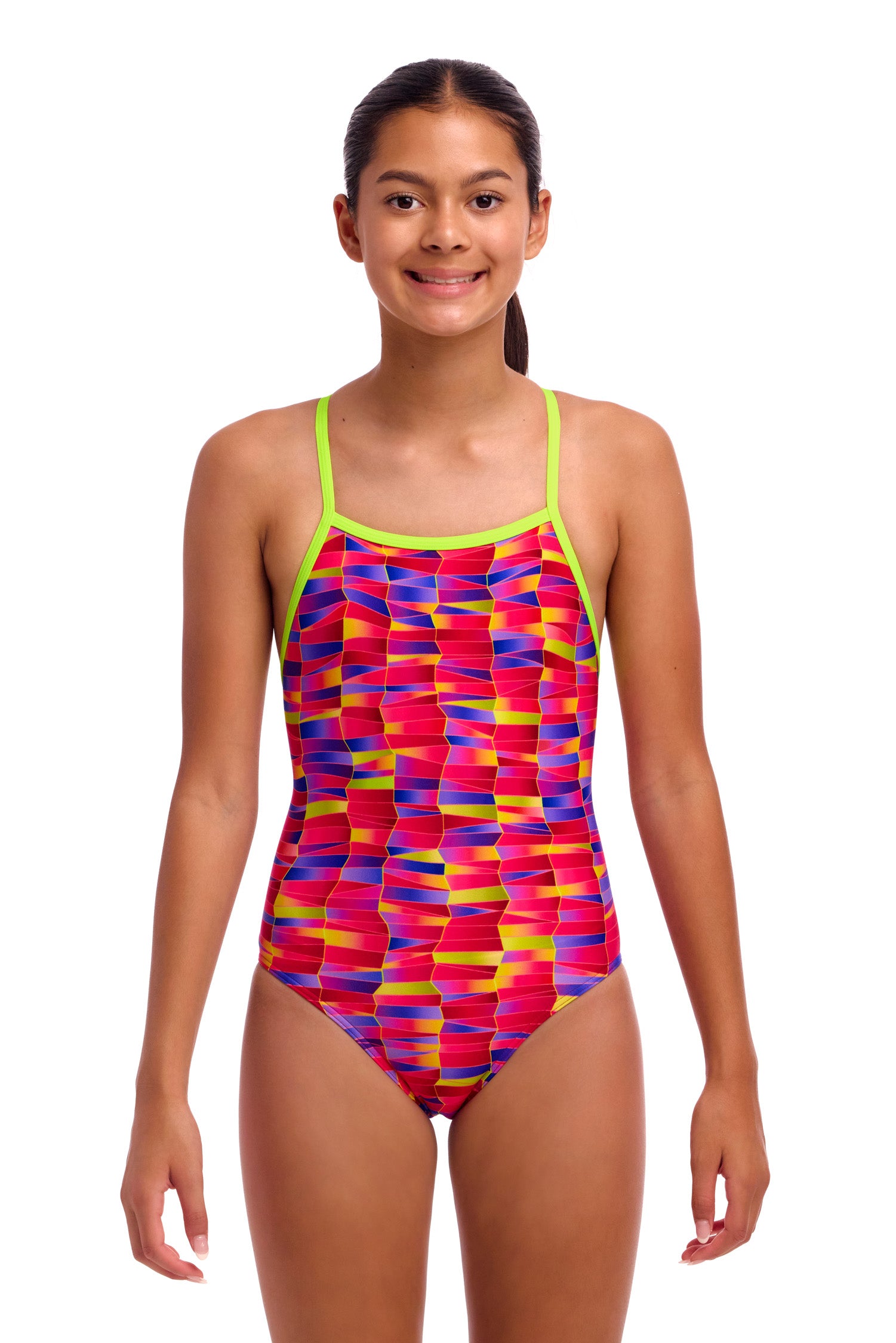 Funkita One Piece Girl's Tie Me Tight - Wriggle Walls