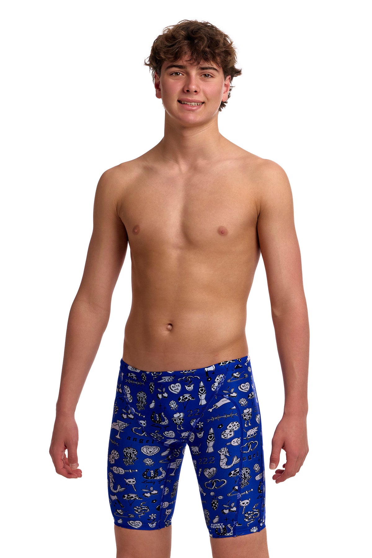 Funky Trunks Boy's Training Jammer - Scratchy